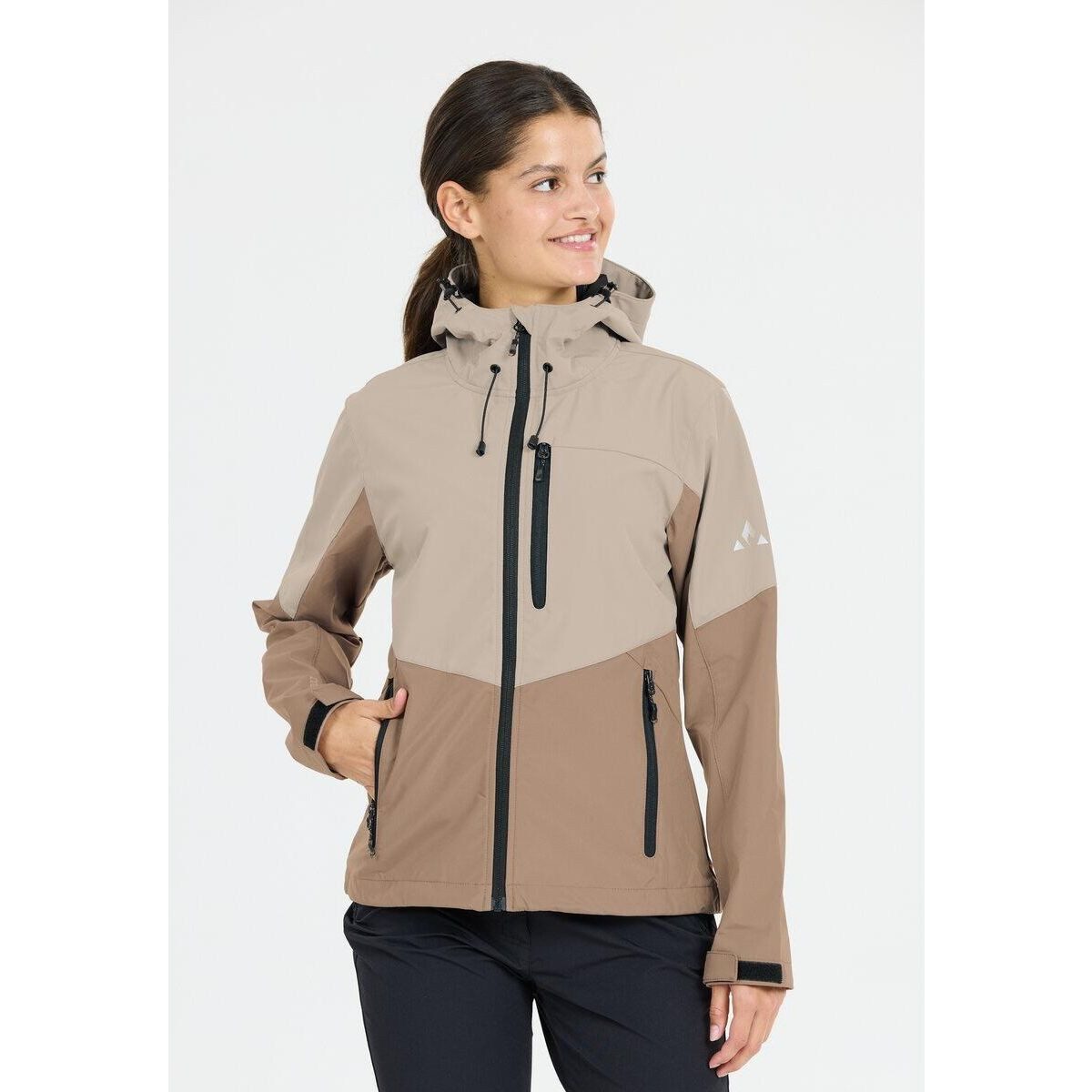 WHISTLER Softshelljacke Rosea V2 W Softshell Jacket W-pro 8000 Damen-Softshelljacke mit 8.000 mm Wassersäule, winddicht und