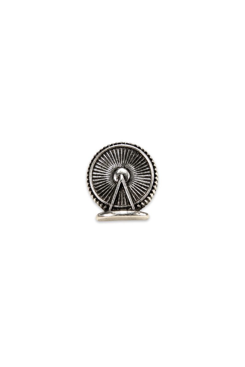 Alpenflüstern Trachtenweste Ansteck-Pin - RIESENRAD - silber antik