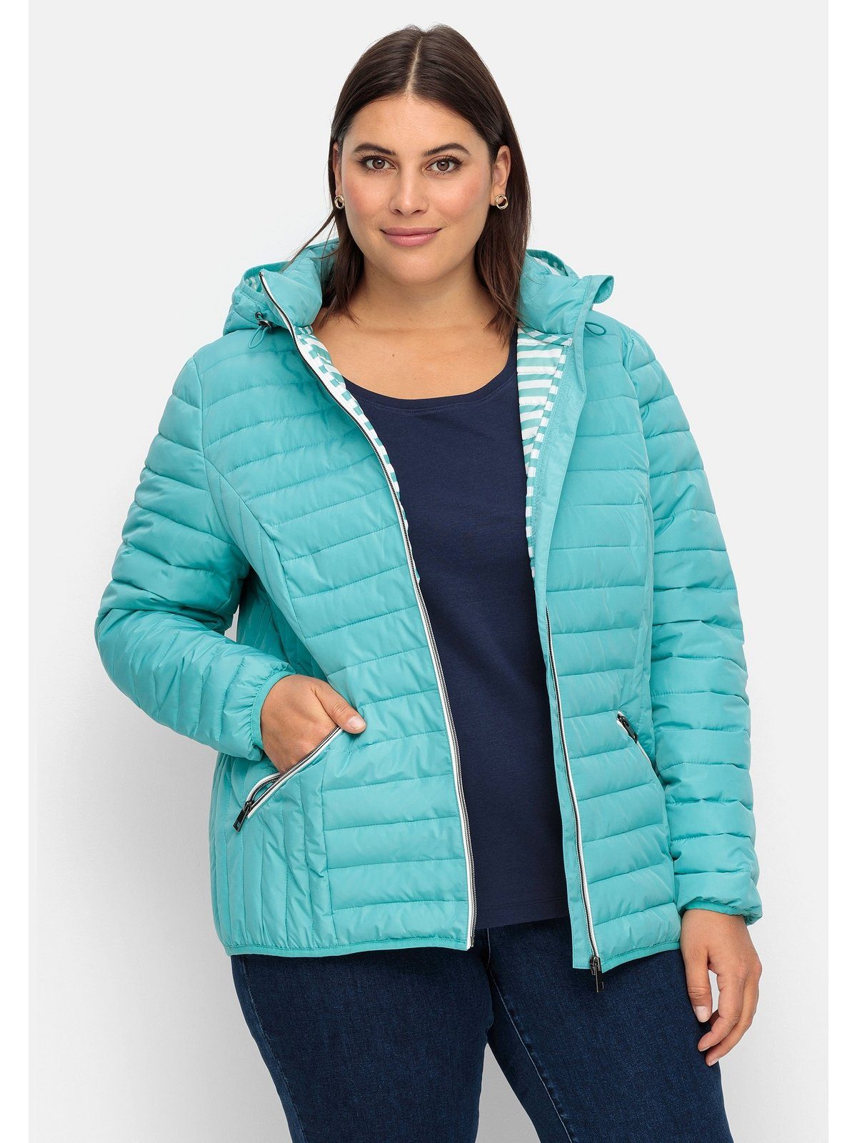 Sheego Steppjacke Große Größen leicht wattiert, günstig online kaufen