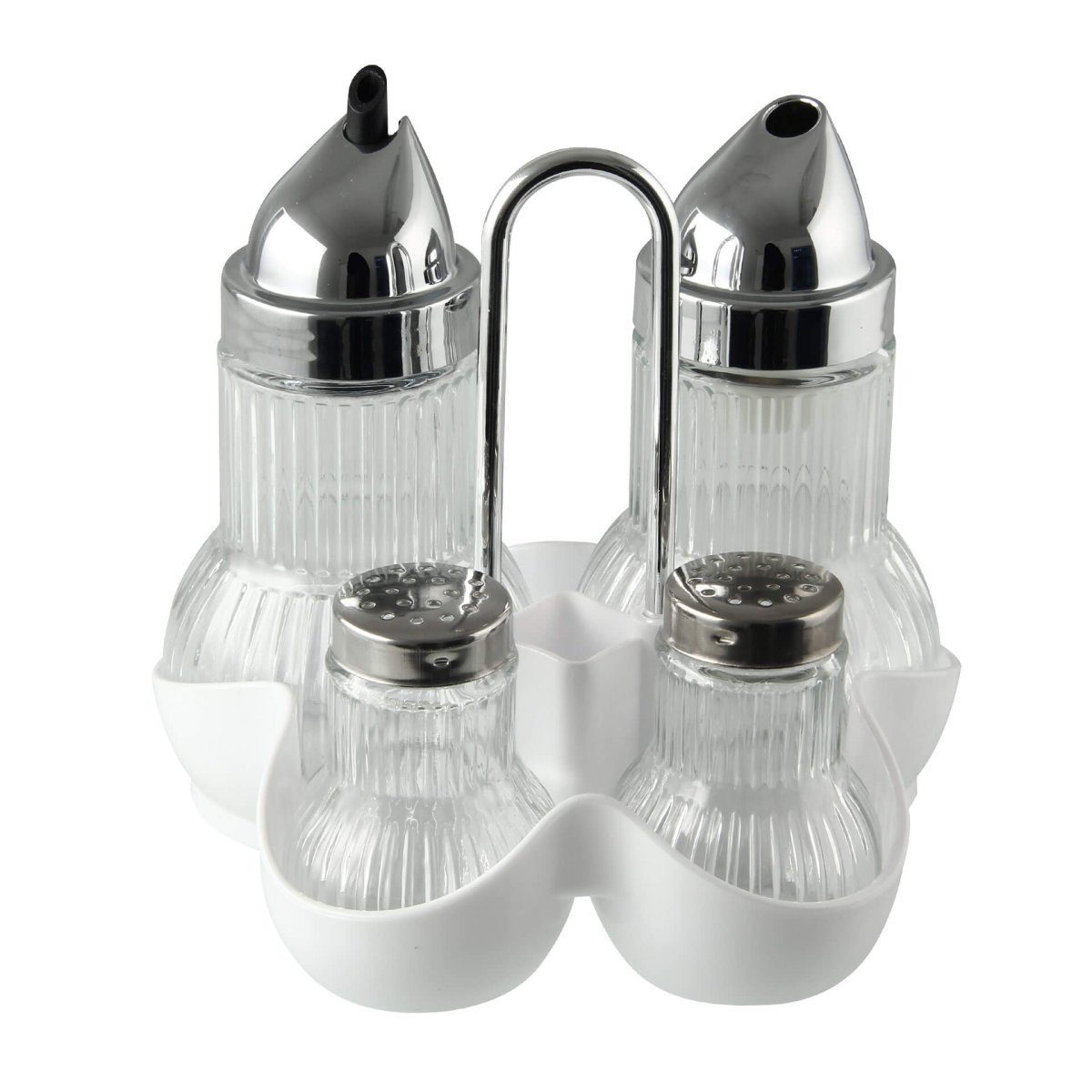 Menage-Set Menage Milchgießer + Zucker-, Salz- und Pfefferstreuer