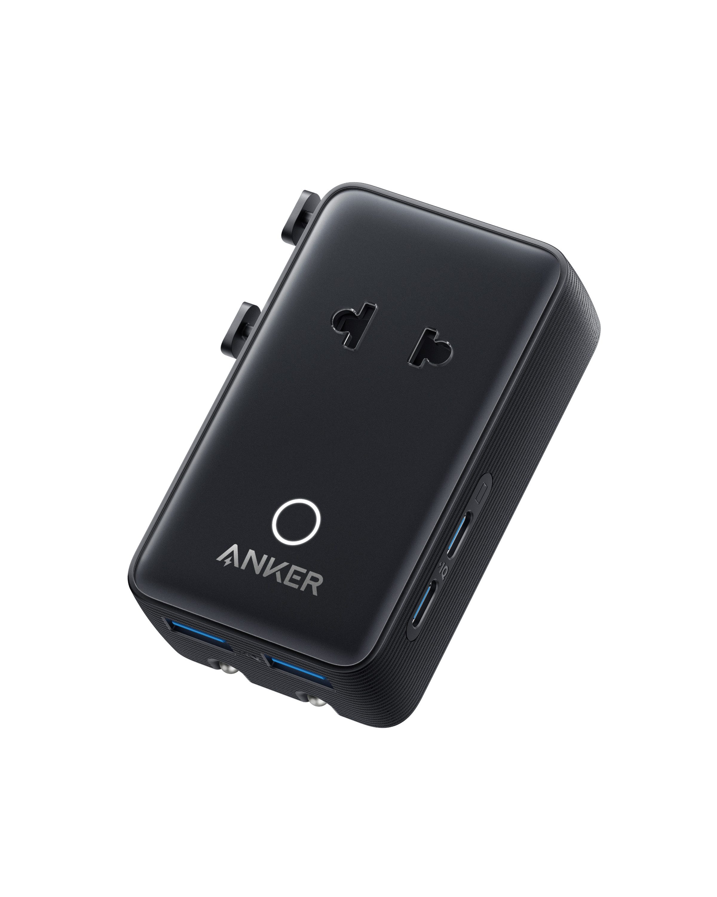 Anker Anker Nano 5-in-1 Reiseadapter Weltweit mit 2USB C, 2USB A und 1AC Adapter, Steckdosenadapter einsetzbar in über 200 Ländern