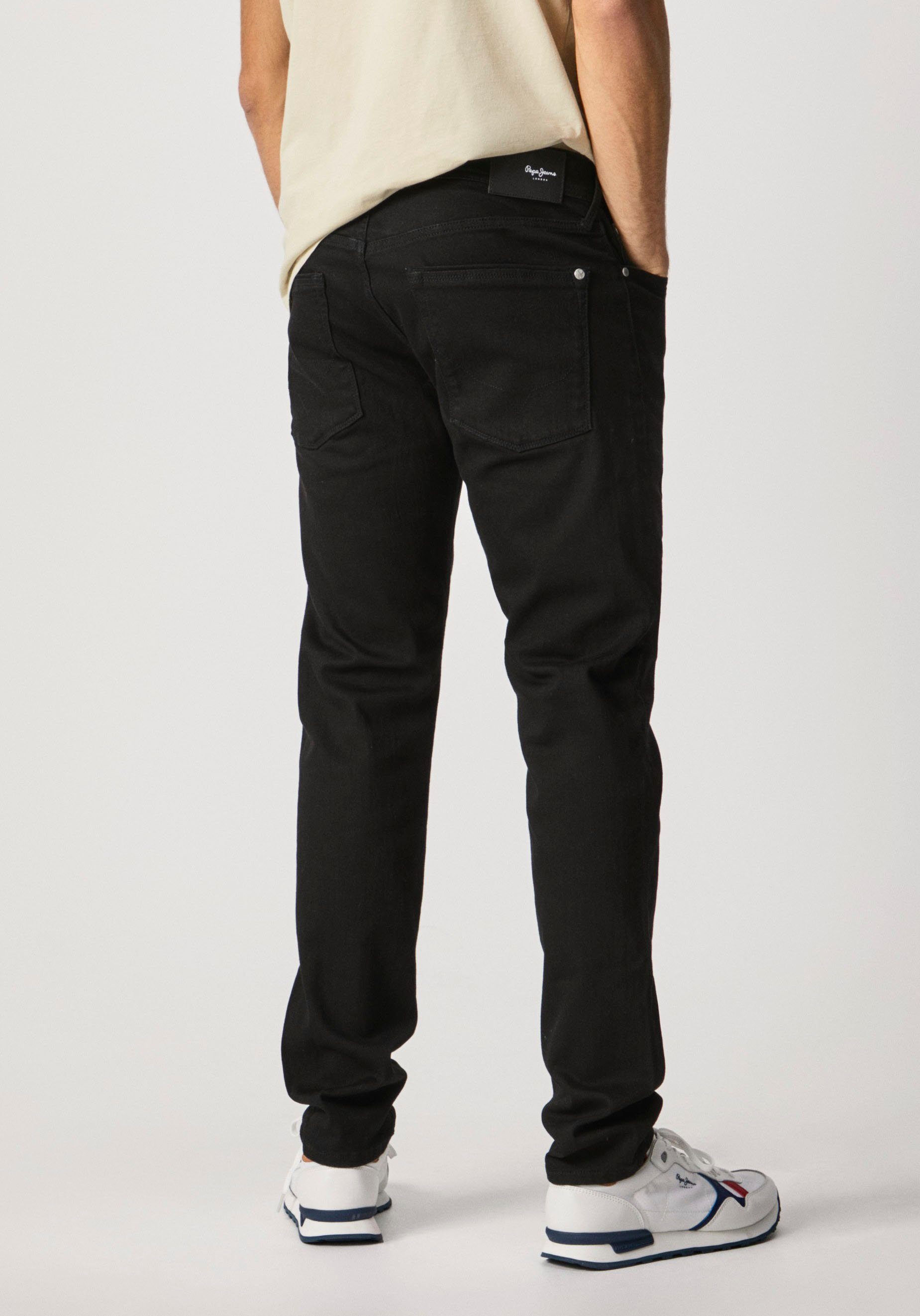 Pepe Jeans Tapered-fit-Jeans cleanblack STANLEY