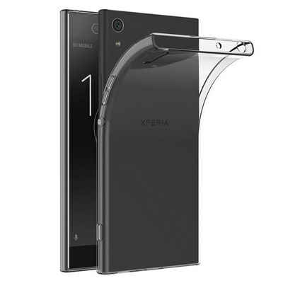 König Design Handyhülle Sony Xperia XA1, Sony Xperia XA1 Handyhülle Ultra Dünn Bumper Backcover Transparent