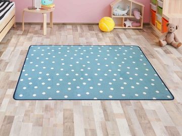 Kinderteppich PUNTO, Primaflor-Ideen in Textil, rechteckig, Höhe: 5 mm, Motiv Punkte, Kinderzimmer