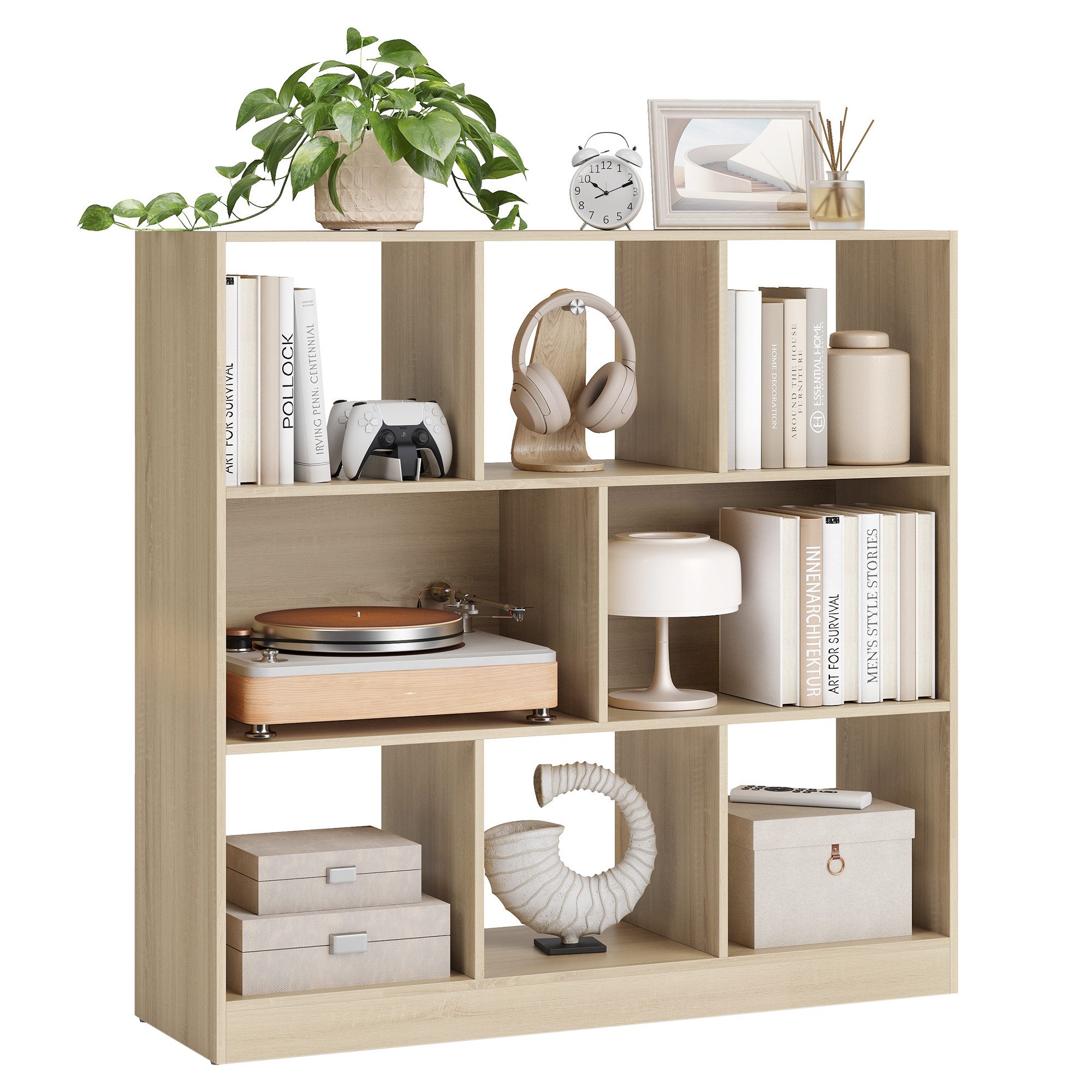 VASAGLE Bücherregal, Regal, Würfelregal, Standregal, 8 günstig online kaufen