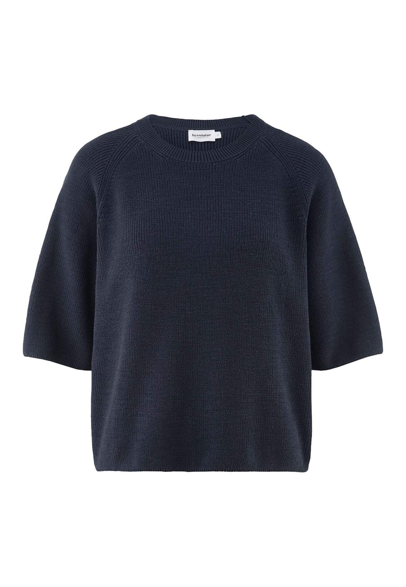 Hessnatur Strickpullover aus reiner Bio-Baumwolle (1-tlg)