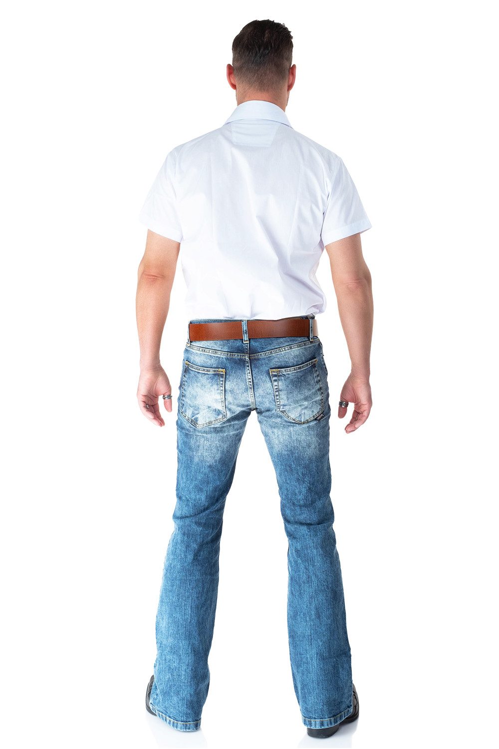 Comycom Bootcut-Jeans Herren STAR CUT RANDOM