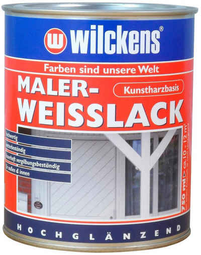Wilckens Farben Weißlack »MALER-WEISSLACK«, schlag-und stoßfest