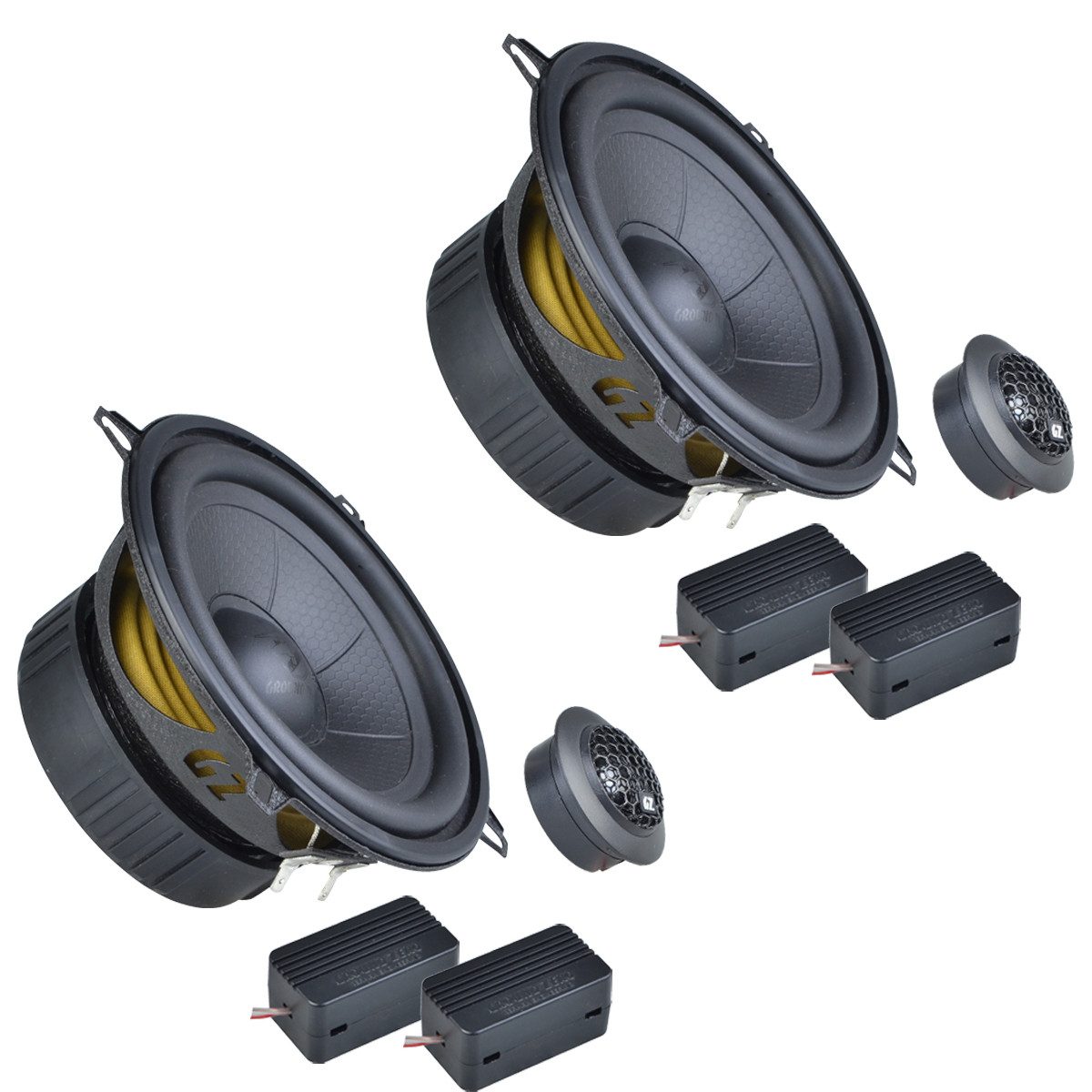 Ground Zero GZIC 130.2 13cm Lautsprecher System Auto-Lautsprecher (90 W, 13 cm)