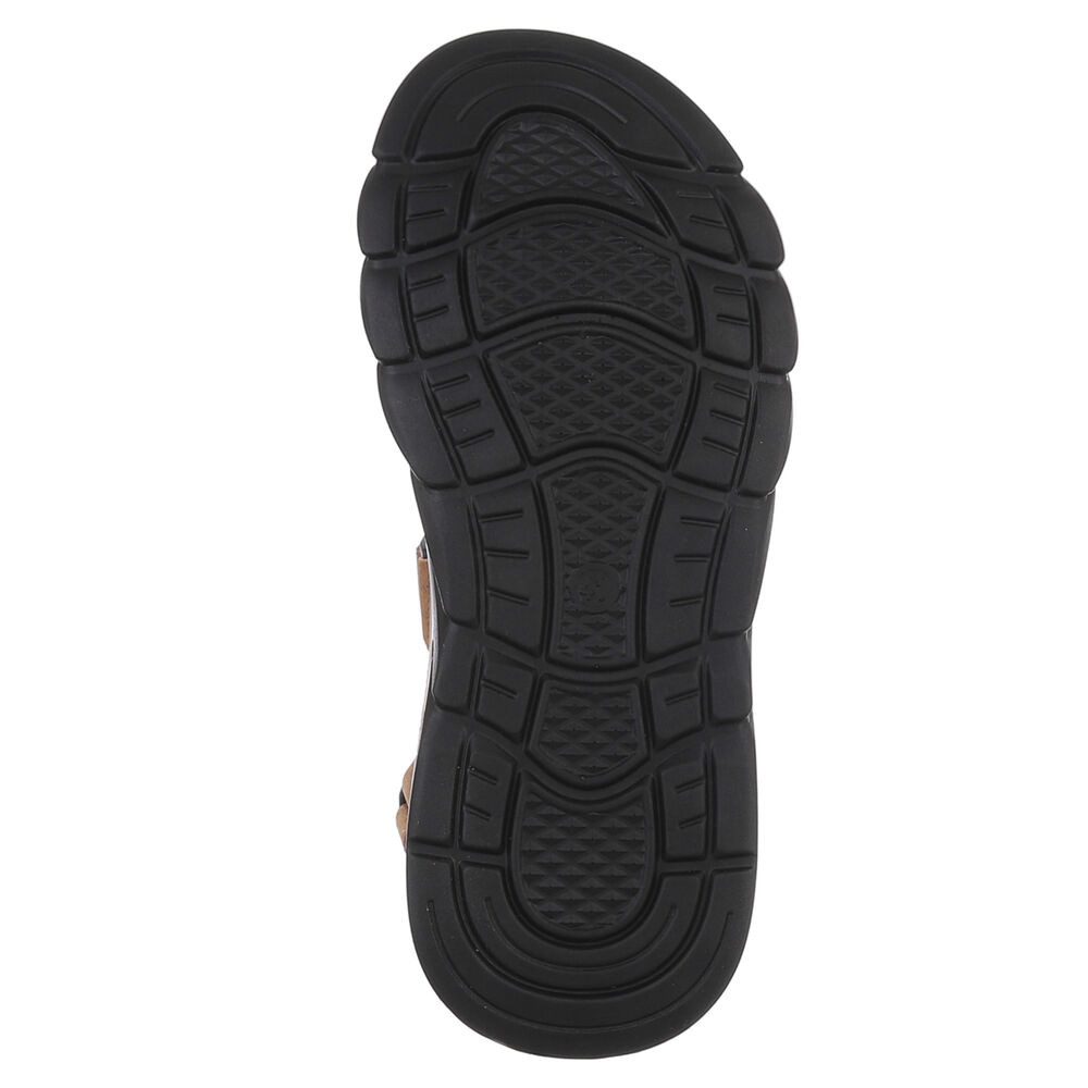 Coolwalk Bequeme Herrensandalen mit Klettverschluss für den Sommer Sandale (89543985) Flach Sandalen in Camel