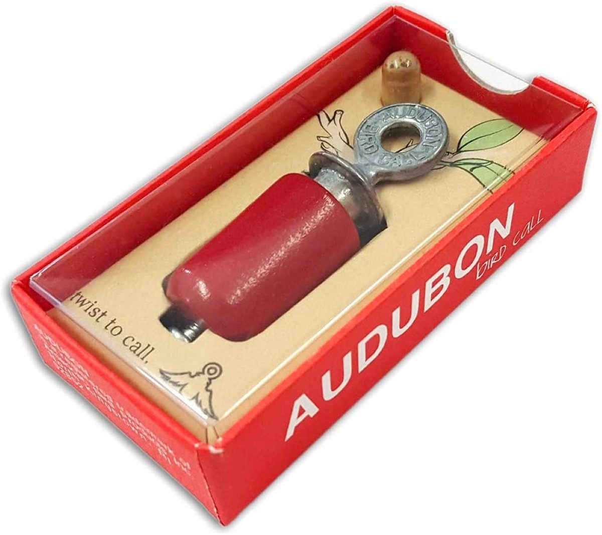 WestCraft Vogelpfeife Audubon Bird Call / fast echtes Gezwitscher / Vogellocker, (1-St), z.B. fürs Vogelhaus, ein Klassiker seit über 50 Jahren