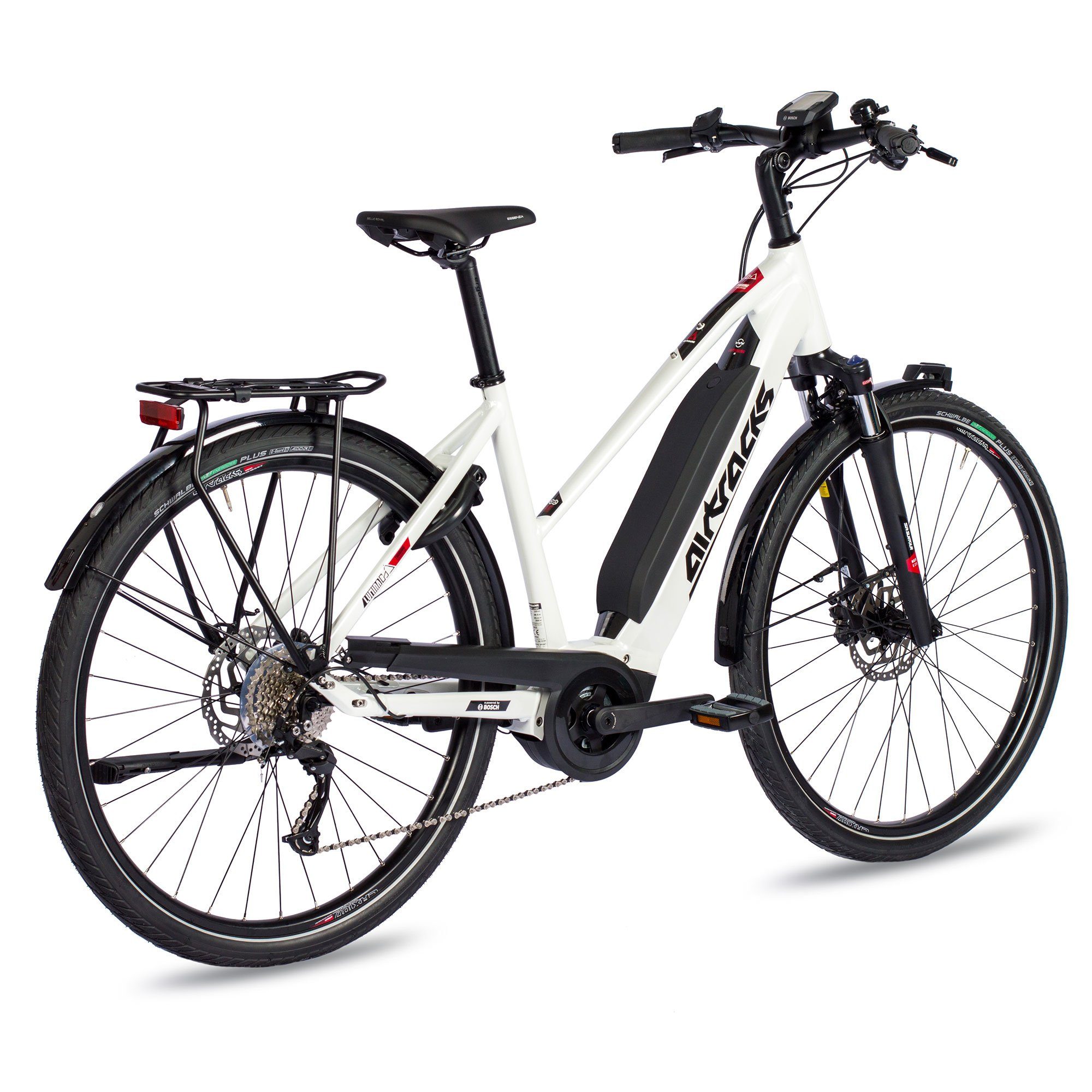 50cm E-Bike 45cm Trekking Akku, 9 Kettenschaltung, Gang, Wh, Airtracks LINE ALIVIO Mittelmotor, PLUS Trekking 500 SHIMANO 500 Zoll E-Bike ACTIVE - Wh 28 Damen LUMINA 2024 Fahrrad BOSCH