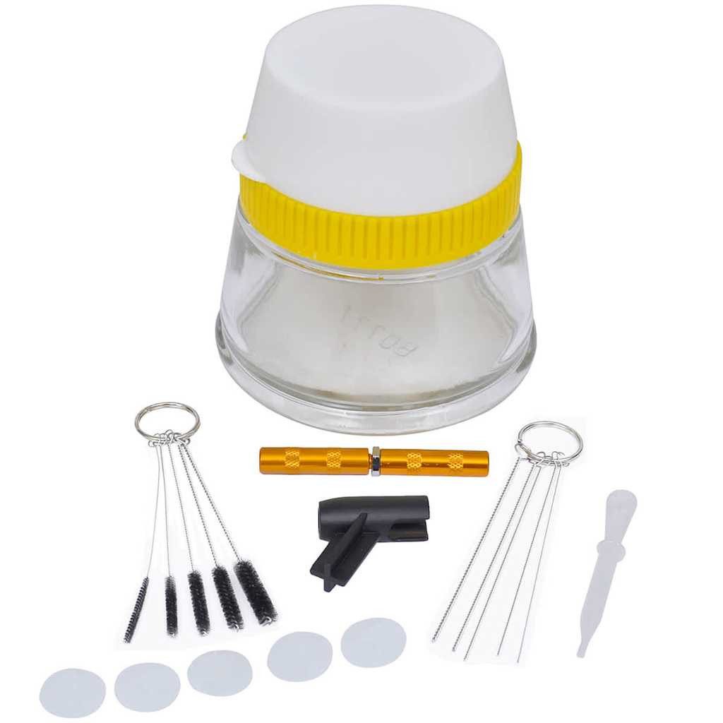 vidaXL Farbsprühpistole 3-in-1 Airbrush-Reinigungsset