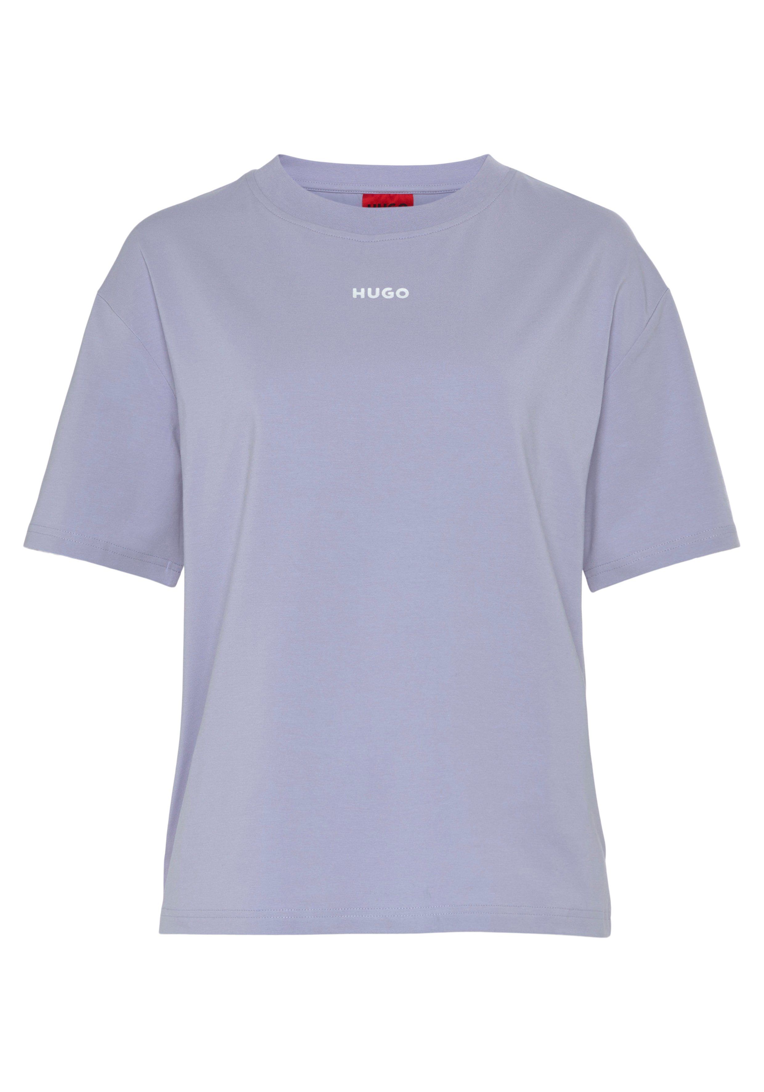 HUGO T-Shirt SHUFFLE_T-SHIRT Logo-Schriftzug BOSS HUGO mit