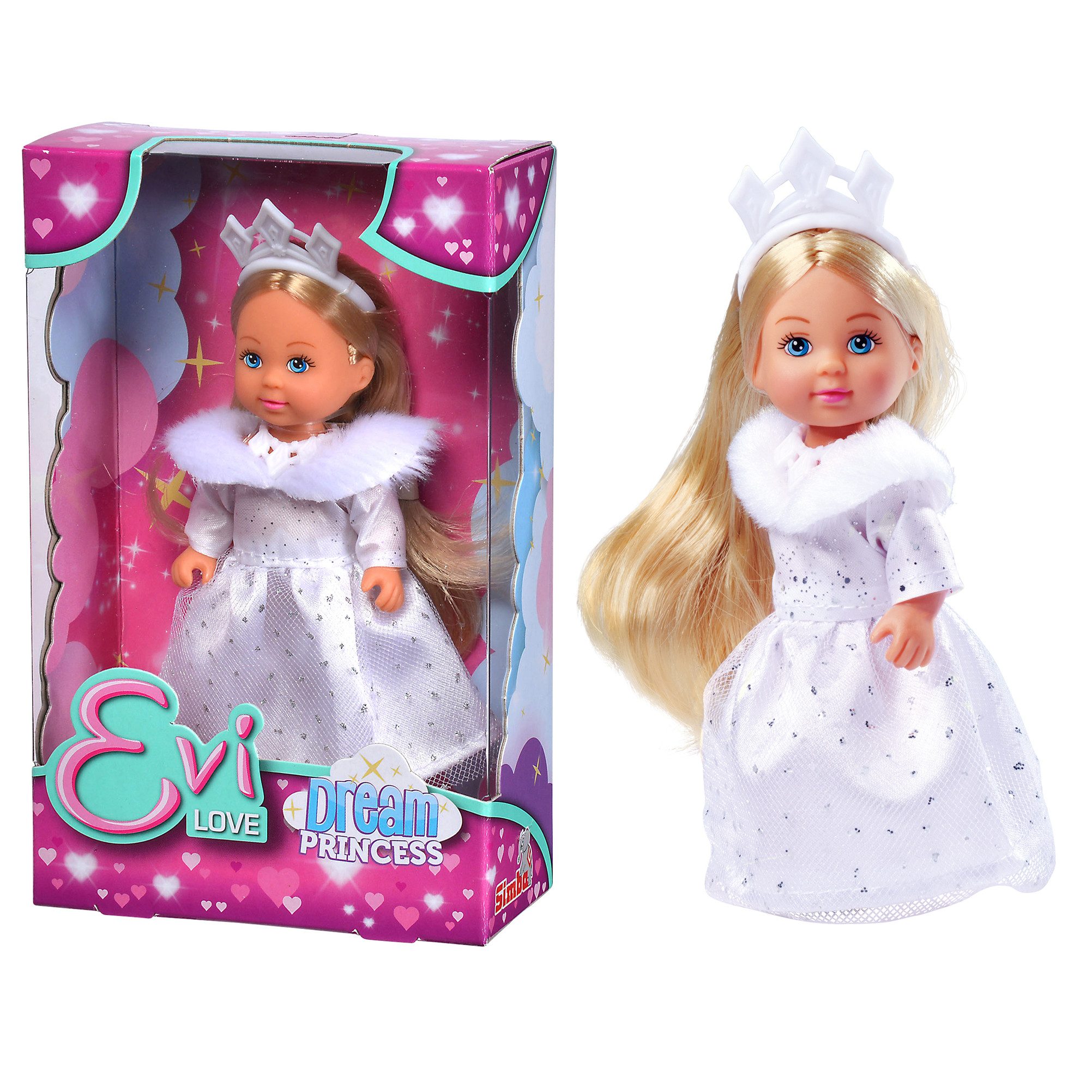 Simba Dickie Anziehpuppe Puppe Evi LOVE Dream Princess im Kleid mit Krone 1 günstig online kaufen
