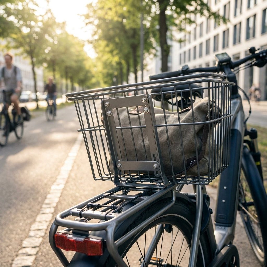 racktime Fahrradkorb Racktime Versatzbrücke Baskit - Adapter für Fahrradkörbe und Taschen