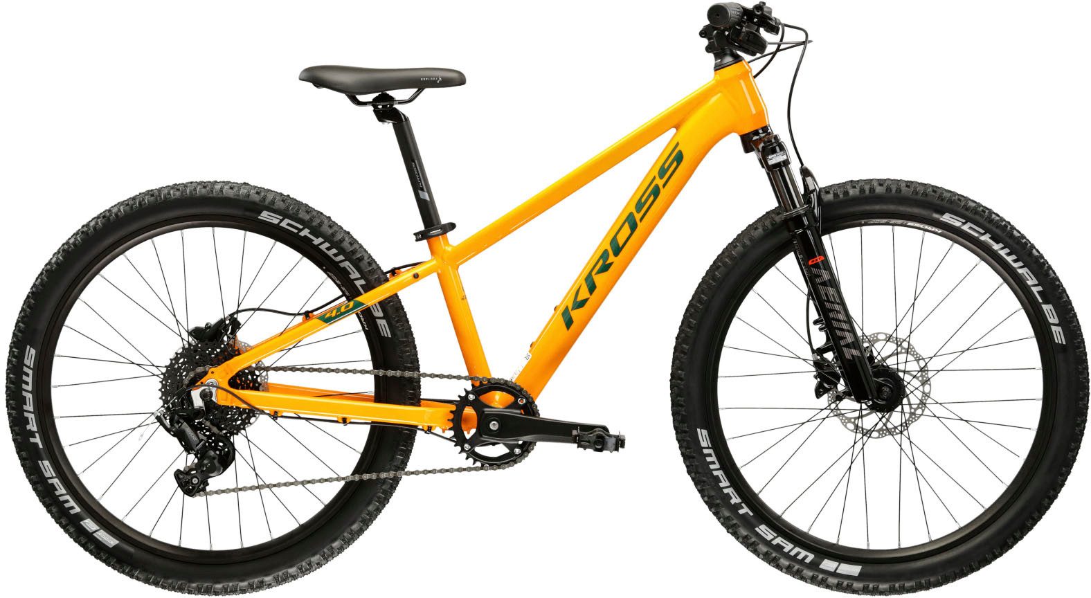 Kross Jugendfahrrad Jugend-MTB Level Jr 4.0, 9 Gang microSHIFT ADVENT M6195S Schaltwerk, Kettenschaltung