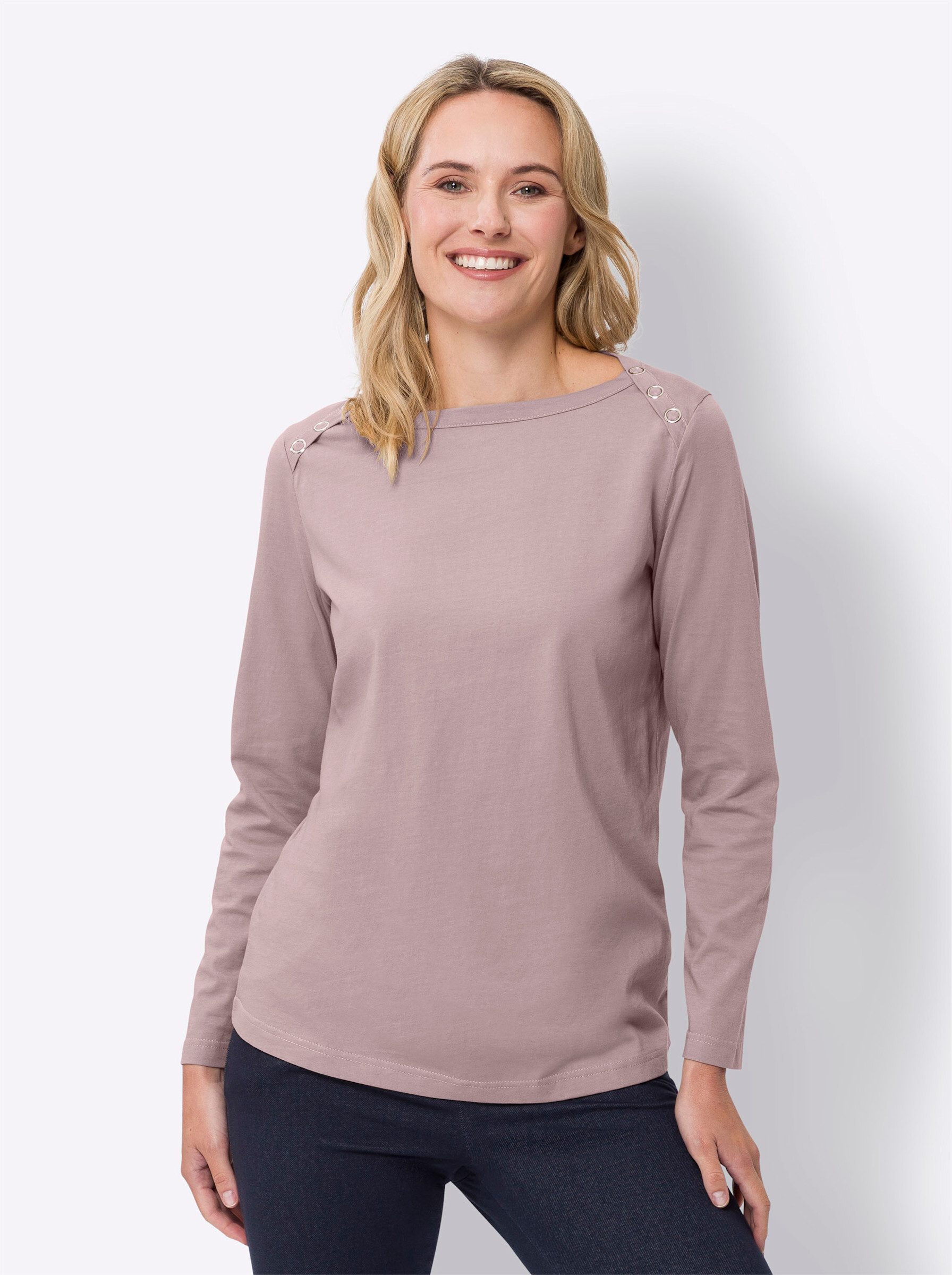 Sieh an! T-Shirt Langarmshirt günstig online kaufen
