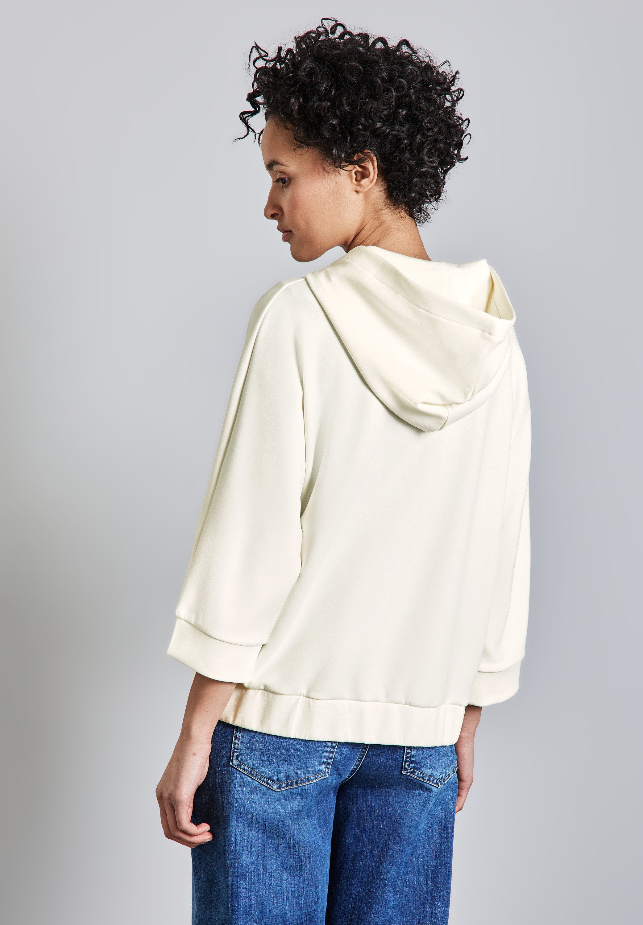 STREET ONE Hoodie in Silk-Look günstig online kaufen
