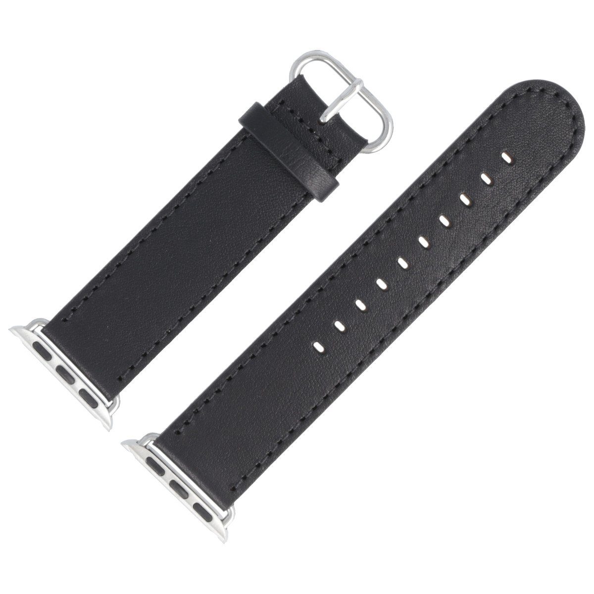 MARBURGER Uhrenarmband 22mm Leder passend für Apple Watch