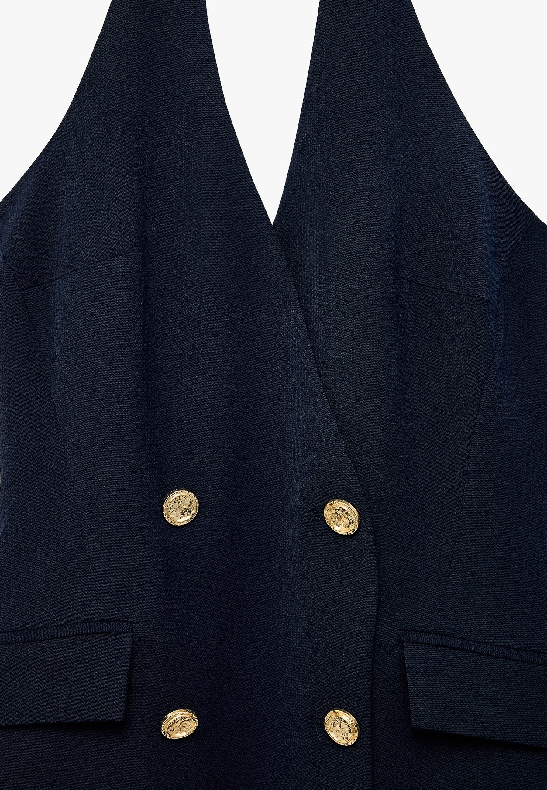 Koton Midikleid Koton Zweireihiges Ärmelloses Minikleid – Bild 3 von 3