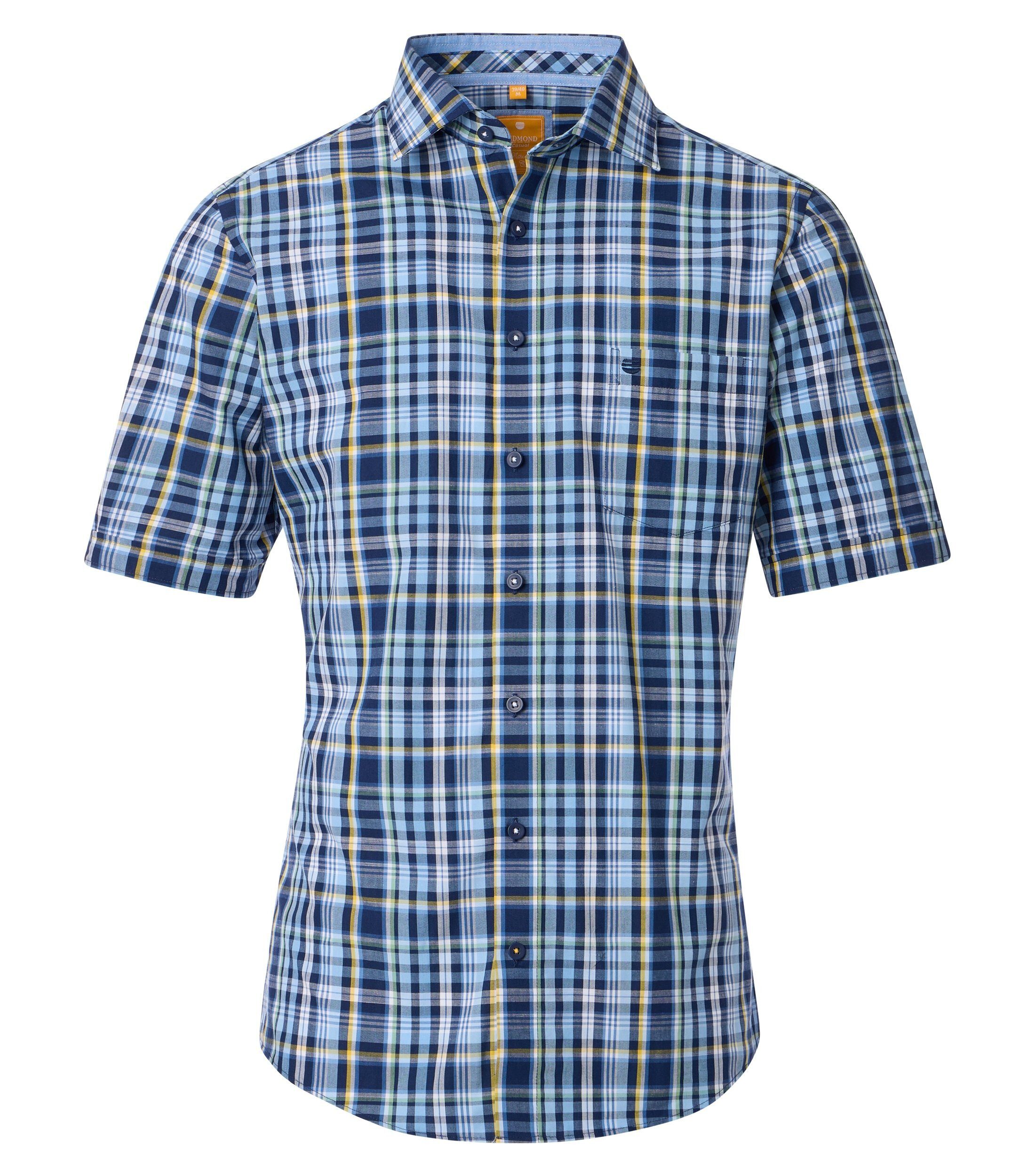 Redmond Kurzarmhemd kariert Modern Fit günstig online kaufen