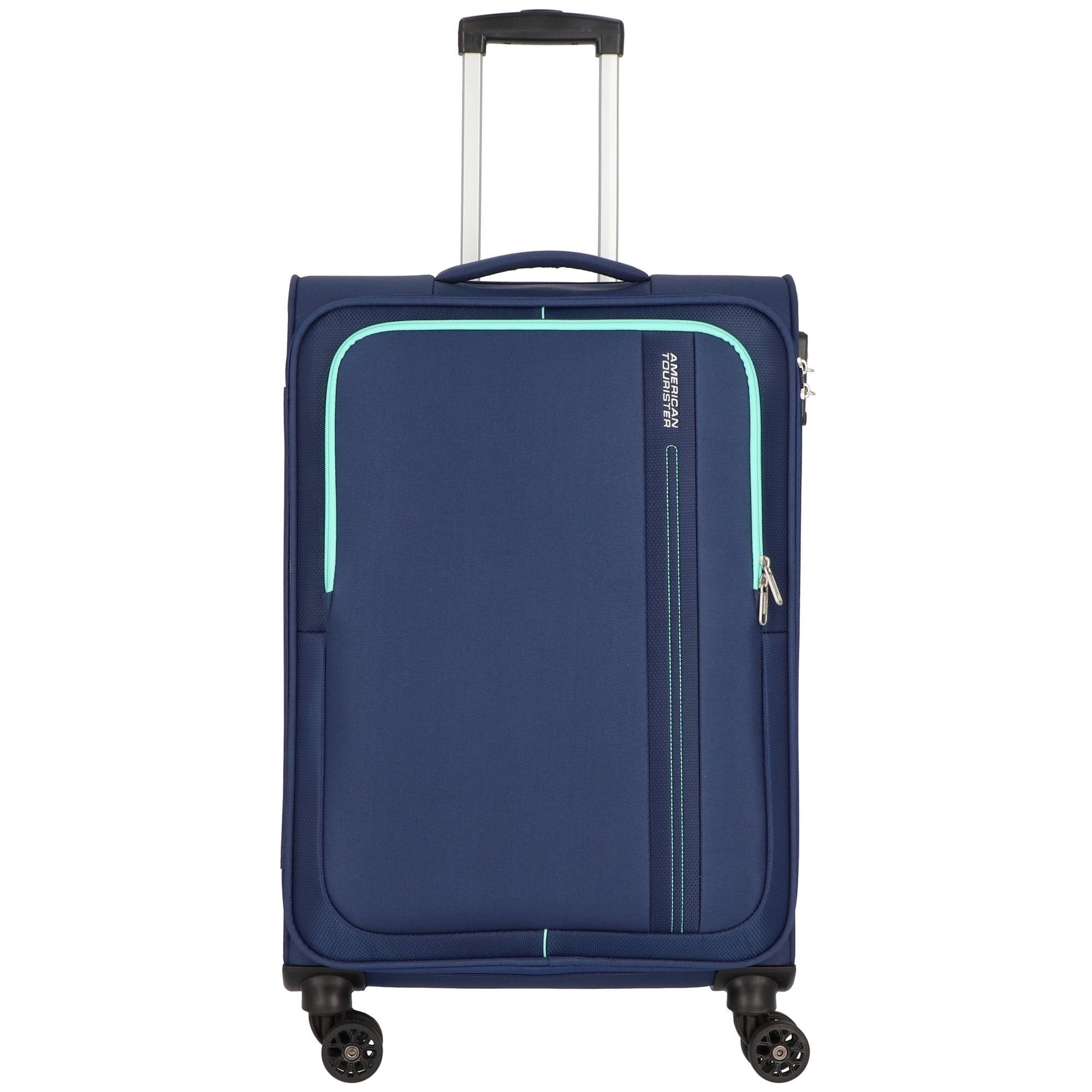 American Tourister® Weichgepäck-Trolley Sea Seeker, 4 Rollen, Polyester combat navy