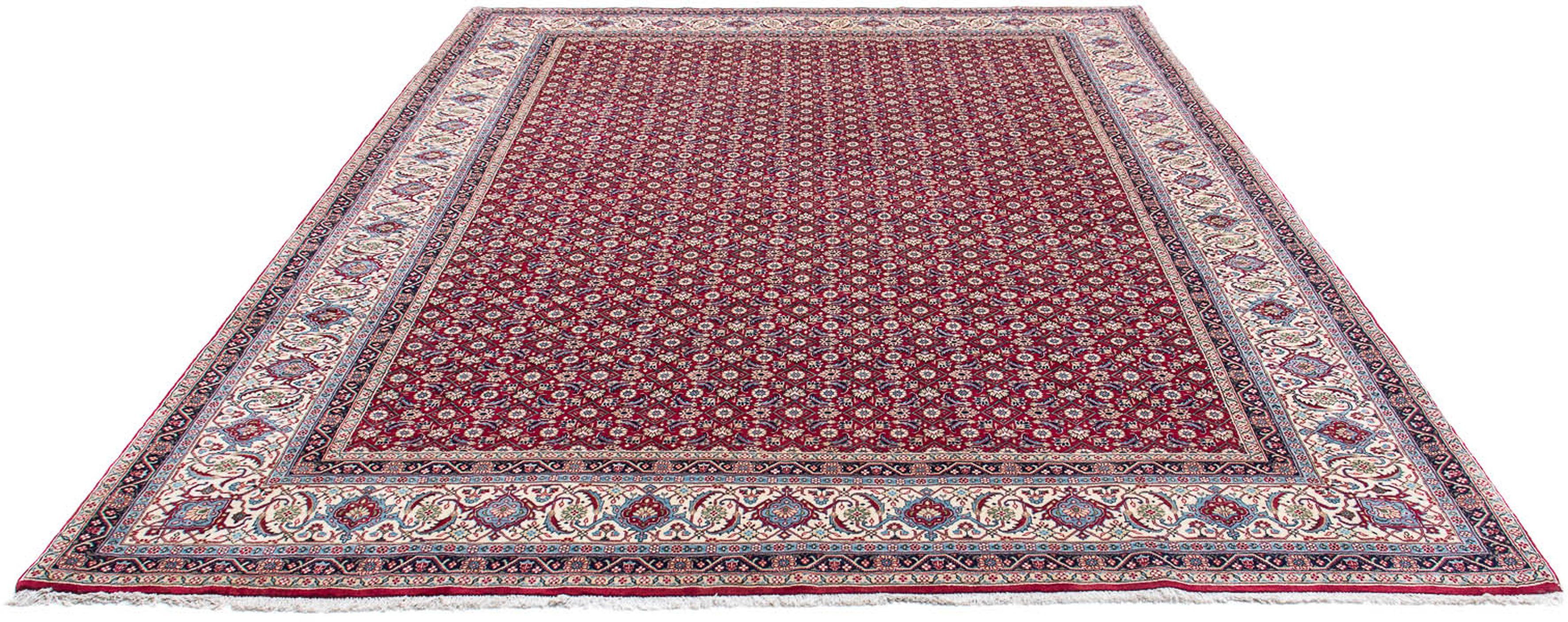 Orientteppich Perser - Nomadic - 328 x 254 cm - rot, morgenland, rechteckig, Höhe: 10 mm, Wohnzimmer, Handgeknüpft, Einzelstück mit Zertifikat