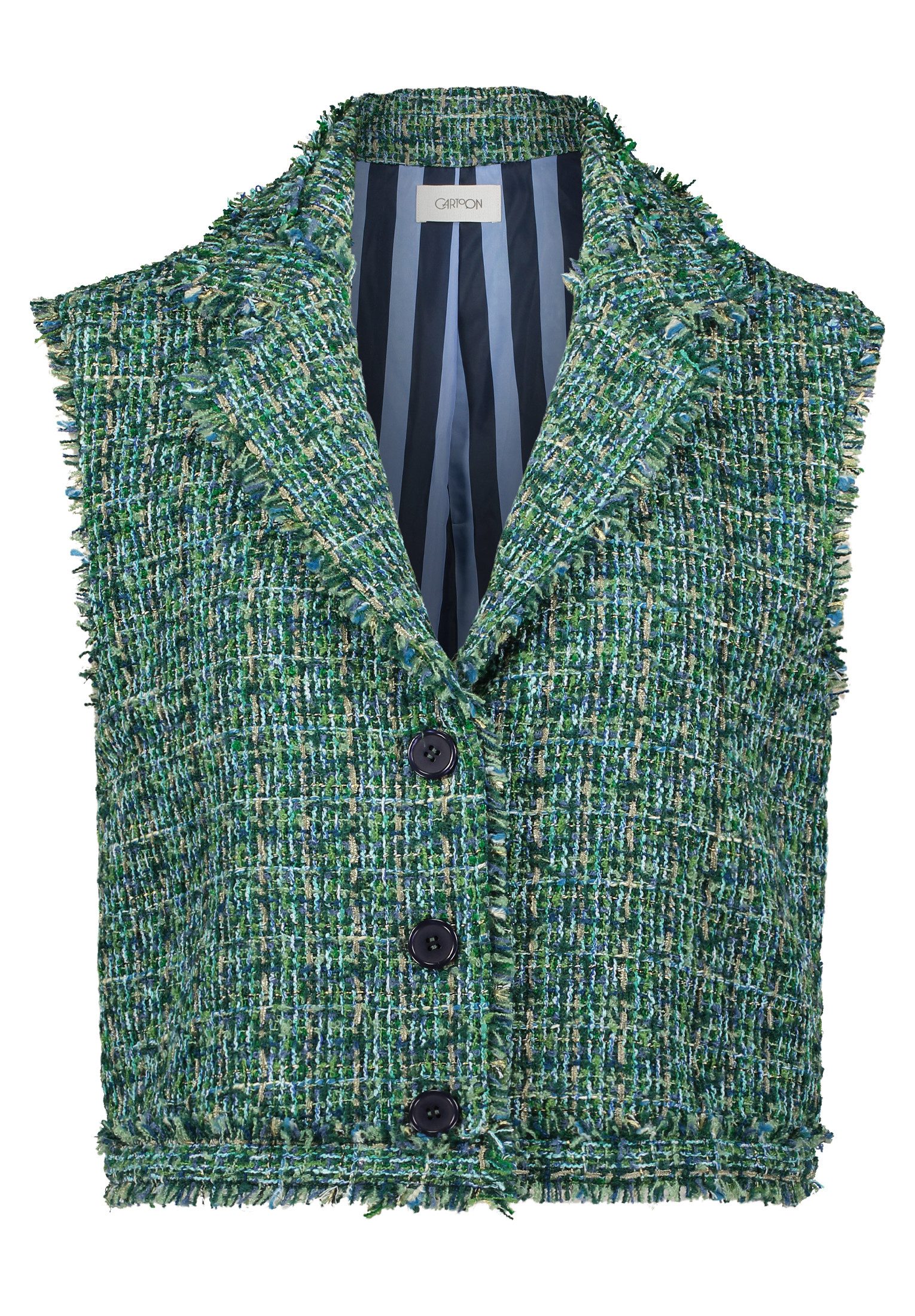 Cartoon Strickweste Damen mit Knöpfen