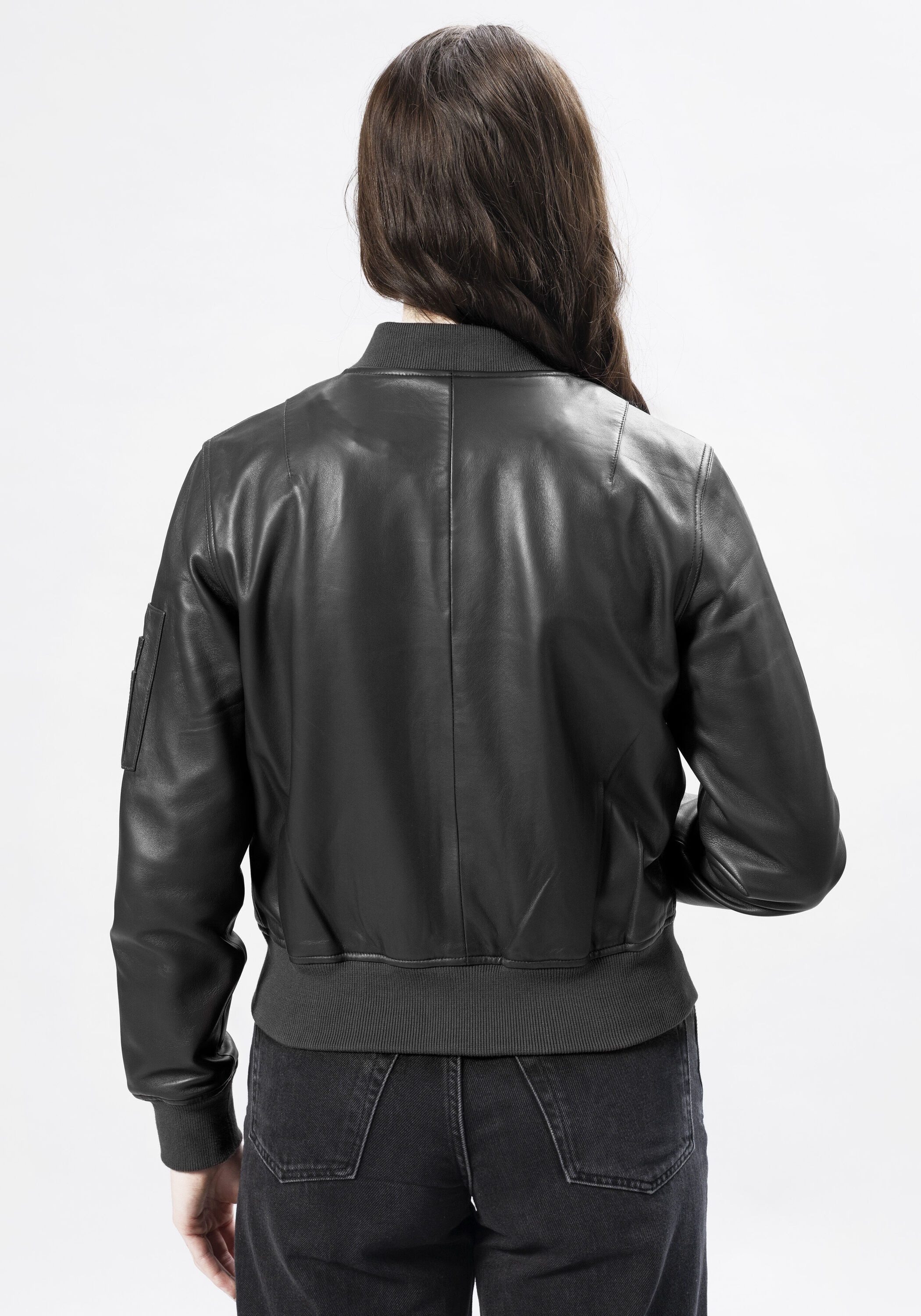 18N62 Lederjacke NEGIL (1-St) aus edlem, leichtem Lammnappaleder