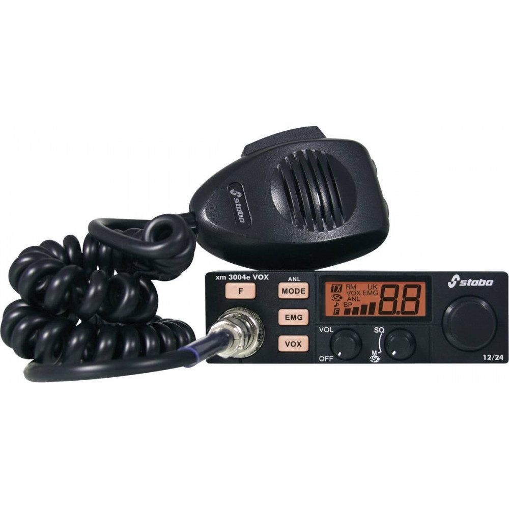 Funkgerät Stabo XM3004E VOX 12/24 Schwarz Funkgerät