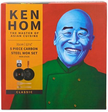 KEN HOM Wok Classic, Stahl (Set, 5-tlg)
