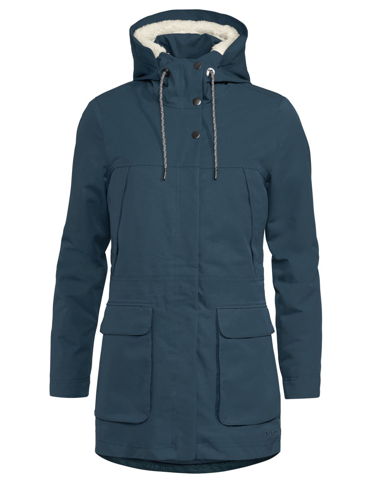 VAUDE Parka Vaude Damen Manukau Steelblue Parka Womens Parka Ii