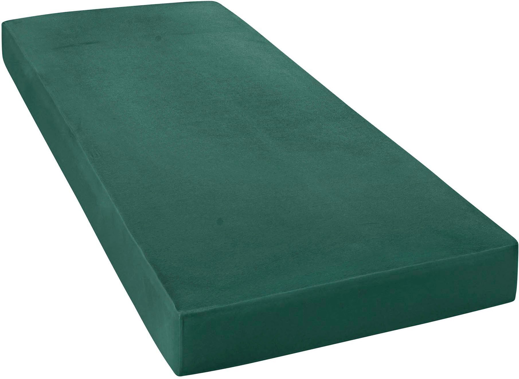 Janine Spannbettlaken ELASTIC 5002 Jersey Bettlaken mit Elasthan, 190 g/m², Jersey-Elasthan, Gummizug: rundum, (1 Stück), für Matratzen bis 35 cm Höhe, 95% Baumwolle, hochwertig, langlebig