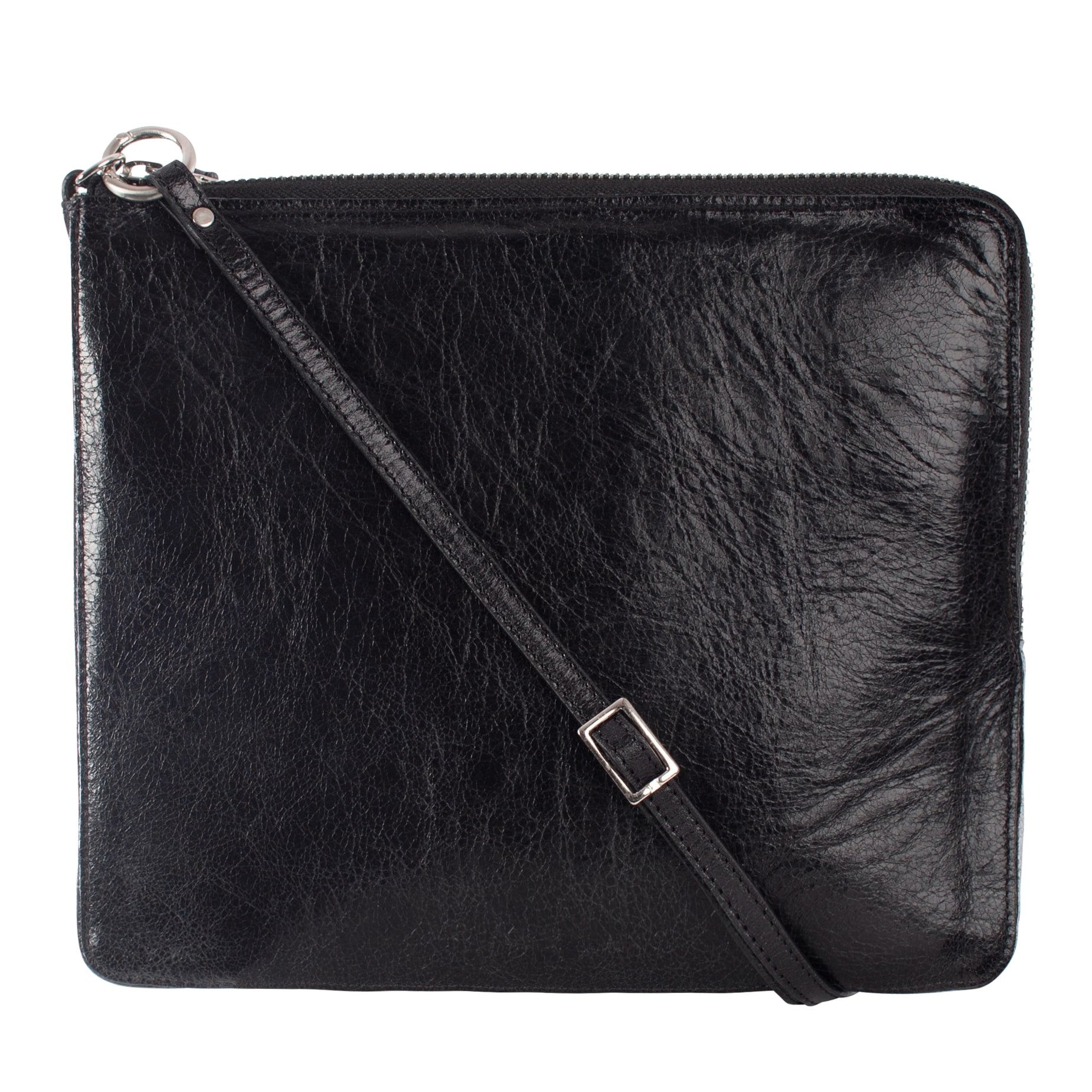 VOLKER LANG Umhängetasche GERALDINE, BO17 - Flache Boxtasche, Sicher & Elegant