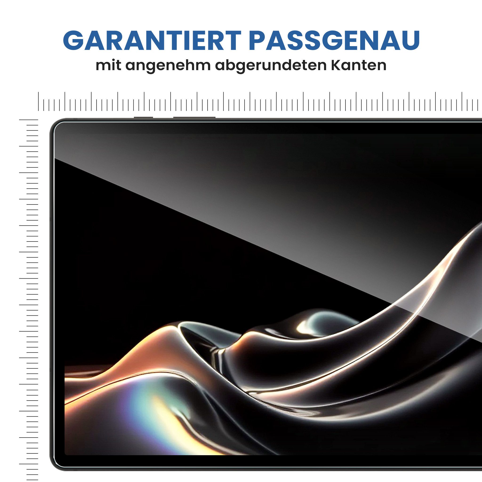 Tec-Expert Displayschutzglas 2x 9H Displayglas für Samsung Galaxy Tab A11+ 11.0 2025 für Samsung Galaxy Tab A11+ 11.0 2025, 2 Stück, Displayschutz, Schutzglas,  – Bild 4 von 5