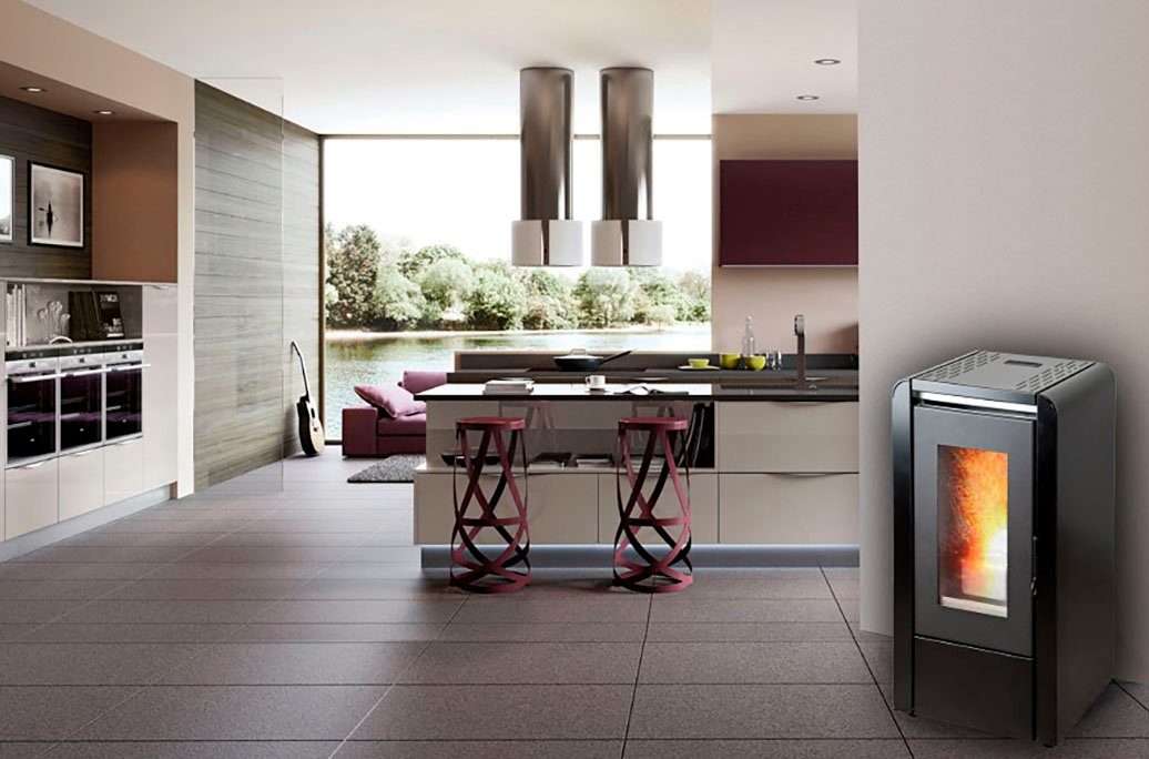 Blaze Pellet Stove Baby 5SW, 5 kW, WiFi Enabled