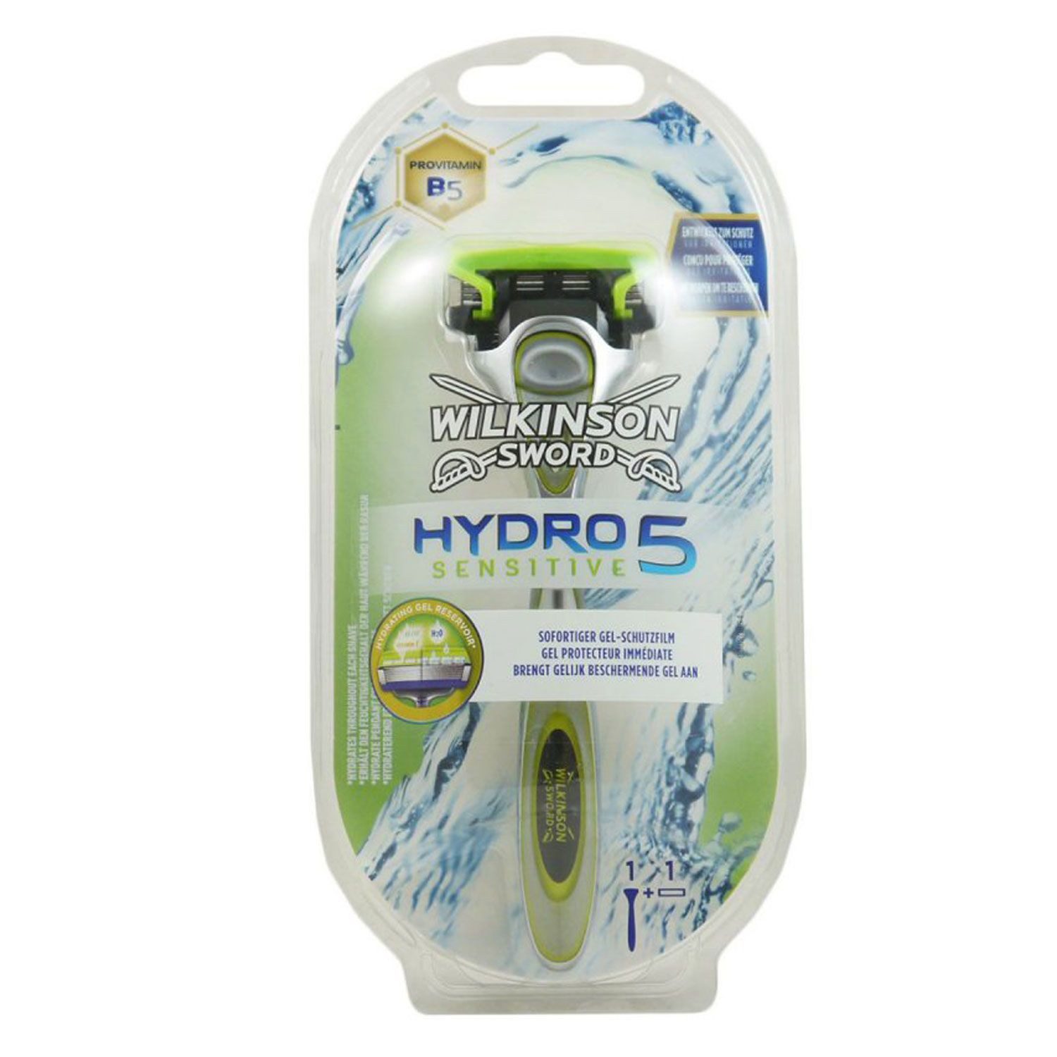 Rasierklingen Sword Hydro 5 Skin Protection Regular 1 Rasierer + Klinge