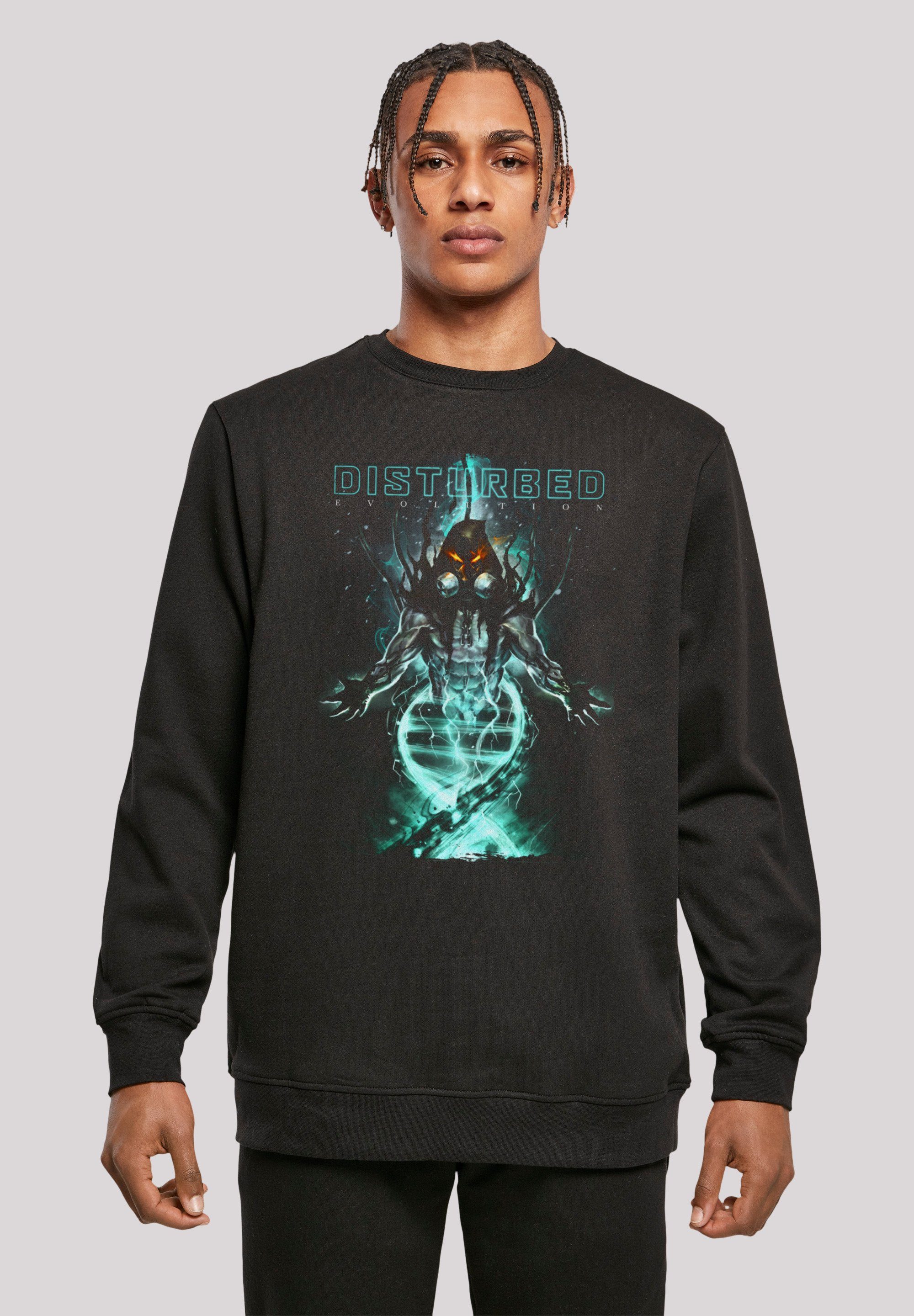 F4NT4STIC Sweatshirt Disturbed Heavy Metal Evolving Creature Premium Qualität, Rock-Musik, Band