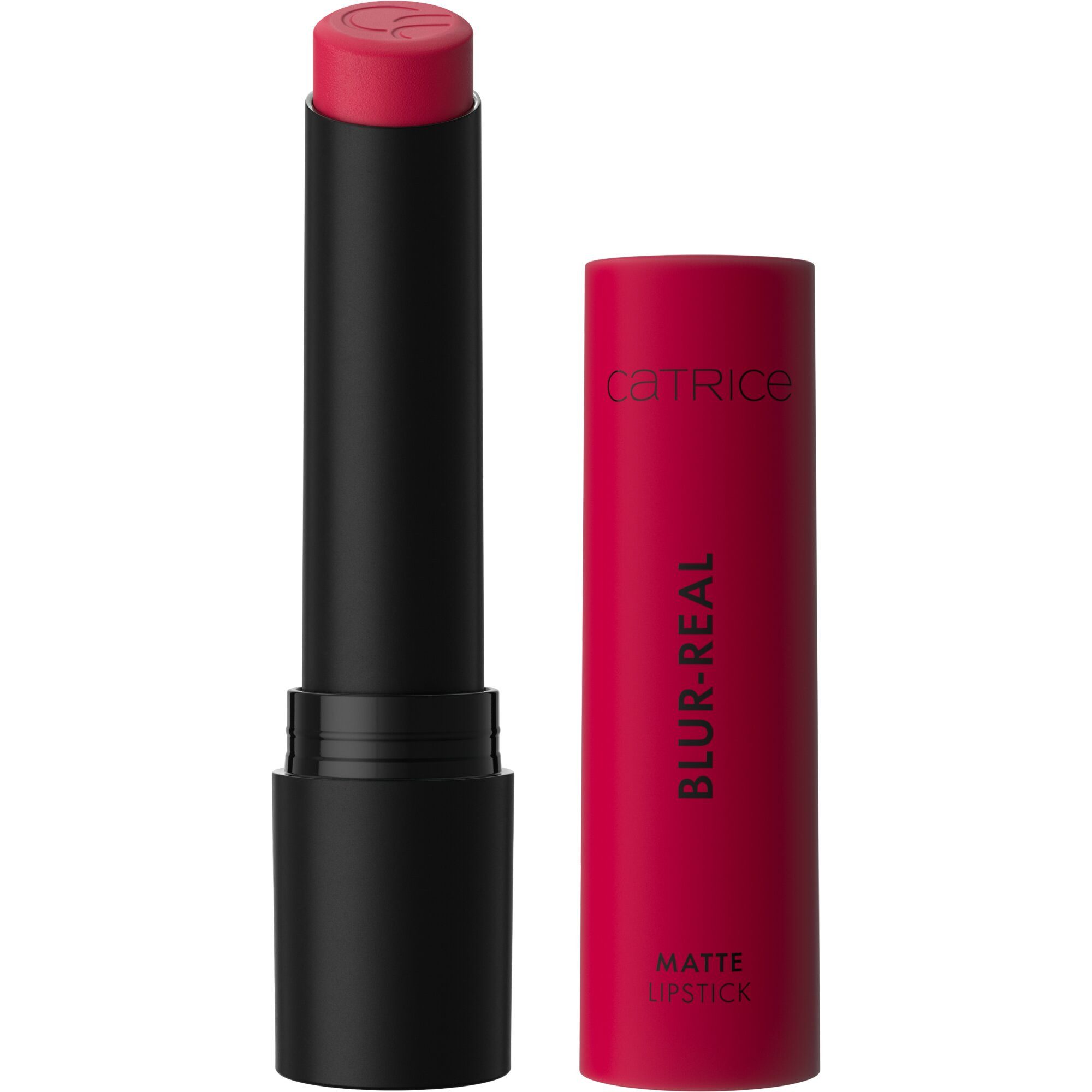 Catrice Lippenstift BLUR-REAL MATTE LIPSTICK, 3-tlg., soft-matter Lippenstift mit Blurred-Finish und Ceramiden