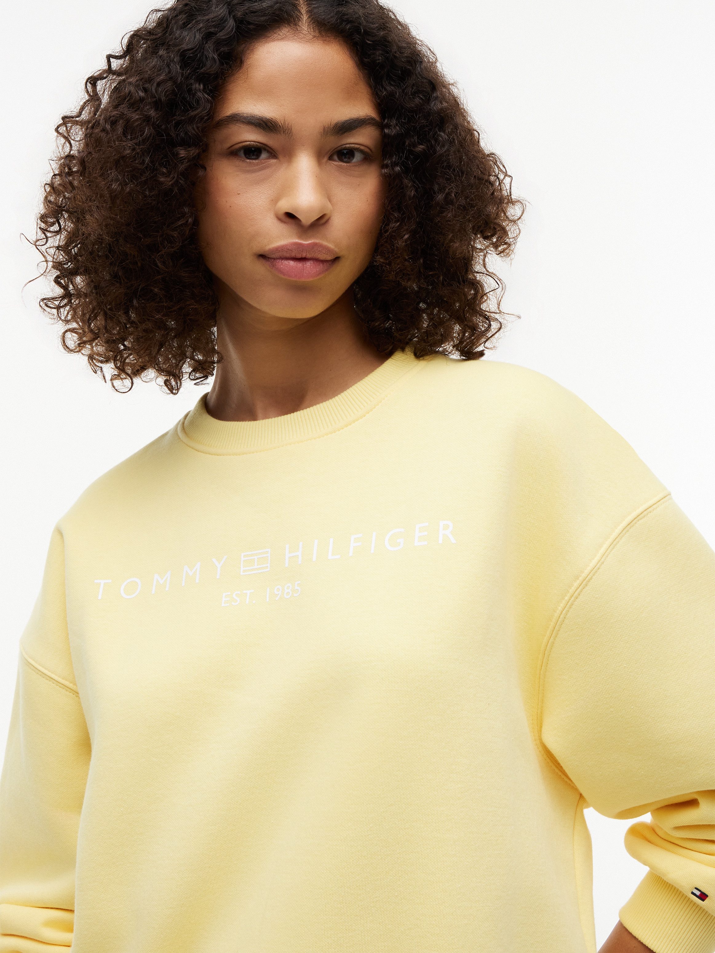 Tommy Hilfiger Sweatshirt EXT CORP LOGO Baumwollmischung