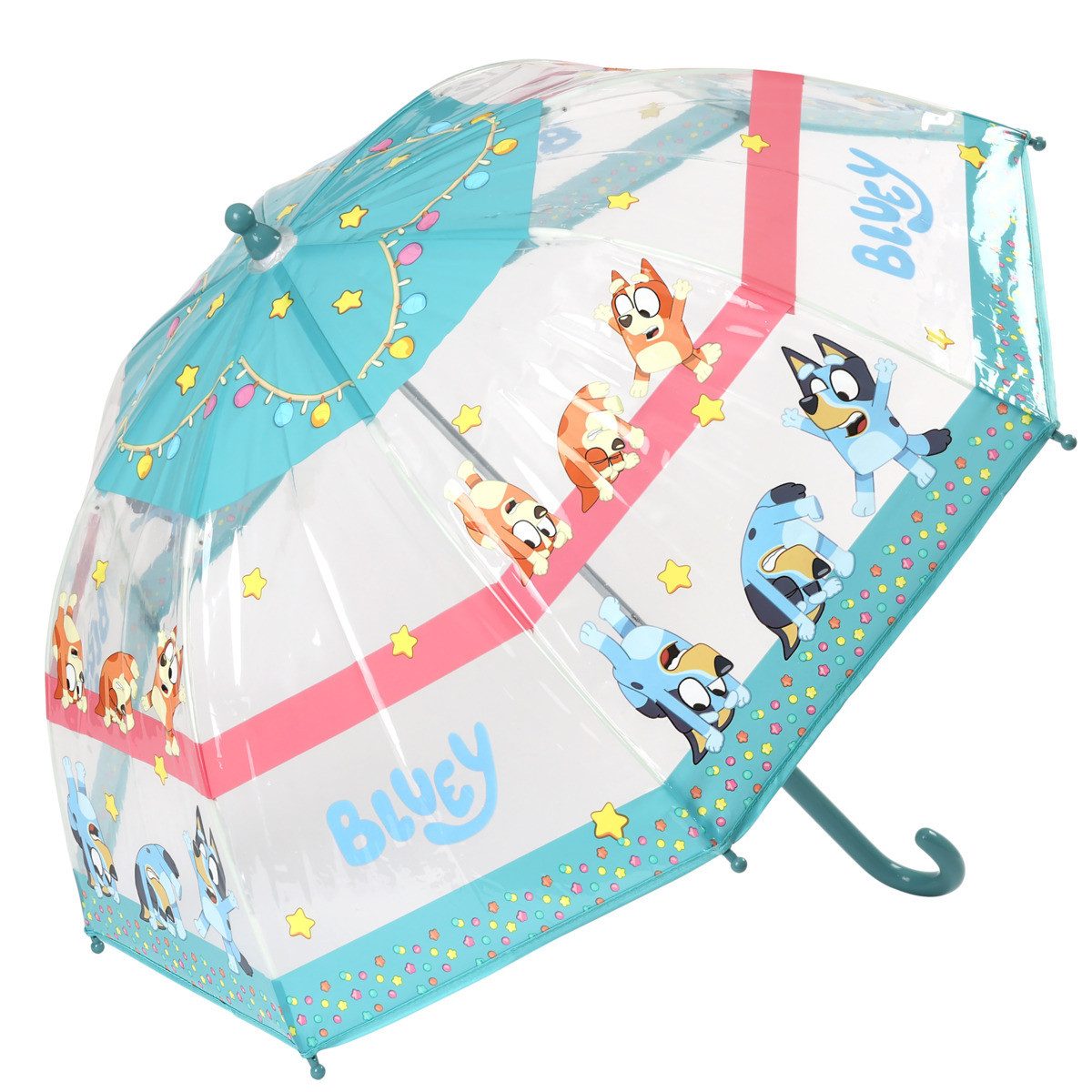Bluey Stockregenschirm Bluey & Bingo Unisex Kinder