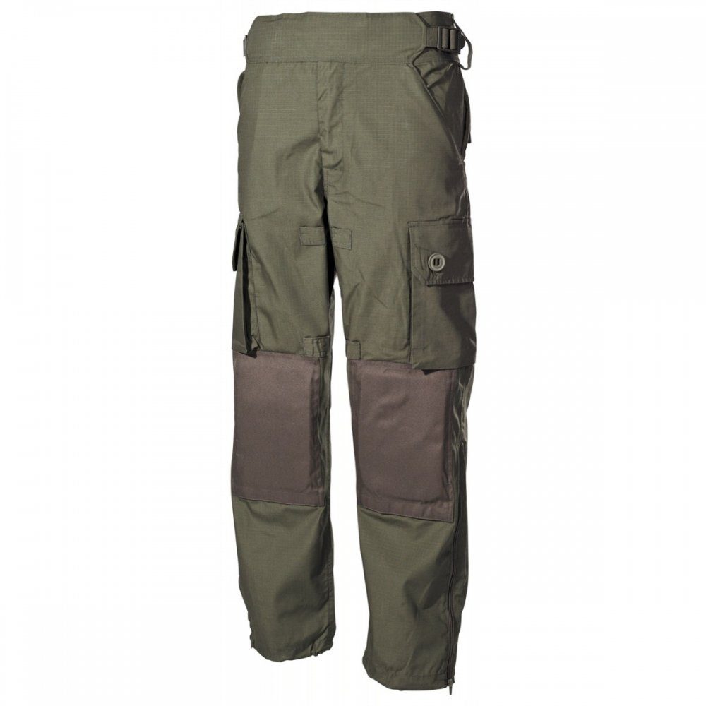 Cargohose Kommandohose, Smock, Rip Stop, oliv - 3XL