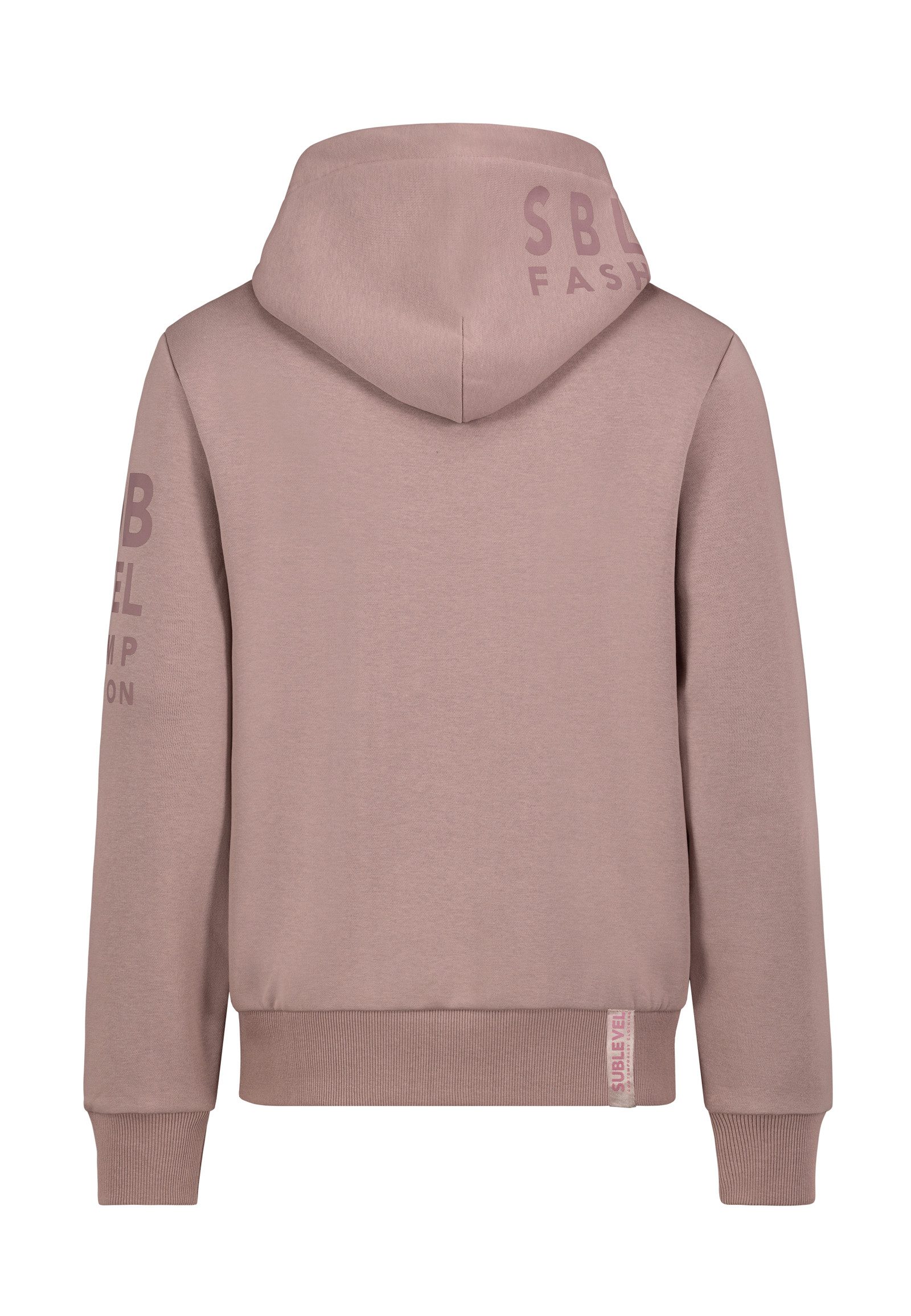 SUBLEVEL Kapuzenpullover Damen Hoodie mit auffälligen Prints auf Ärmel und günstig online kaufen