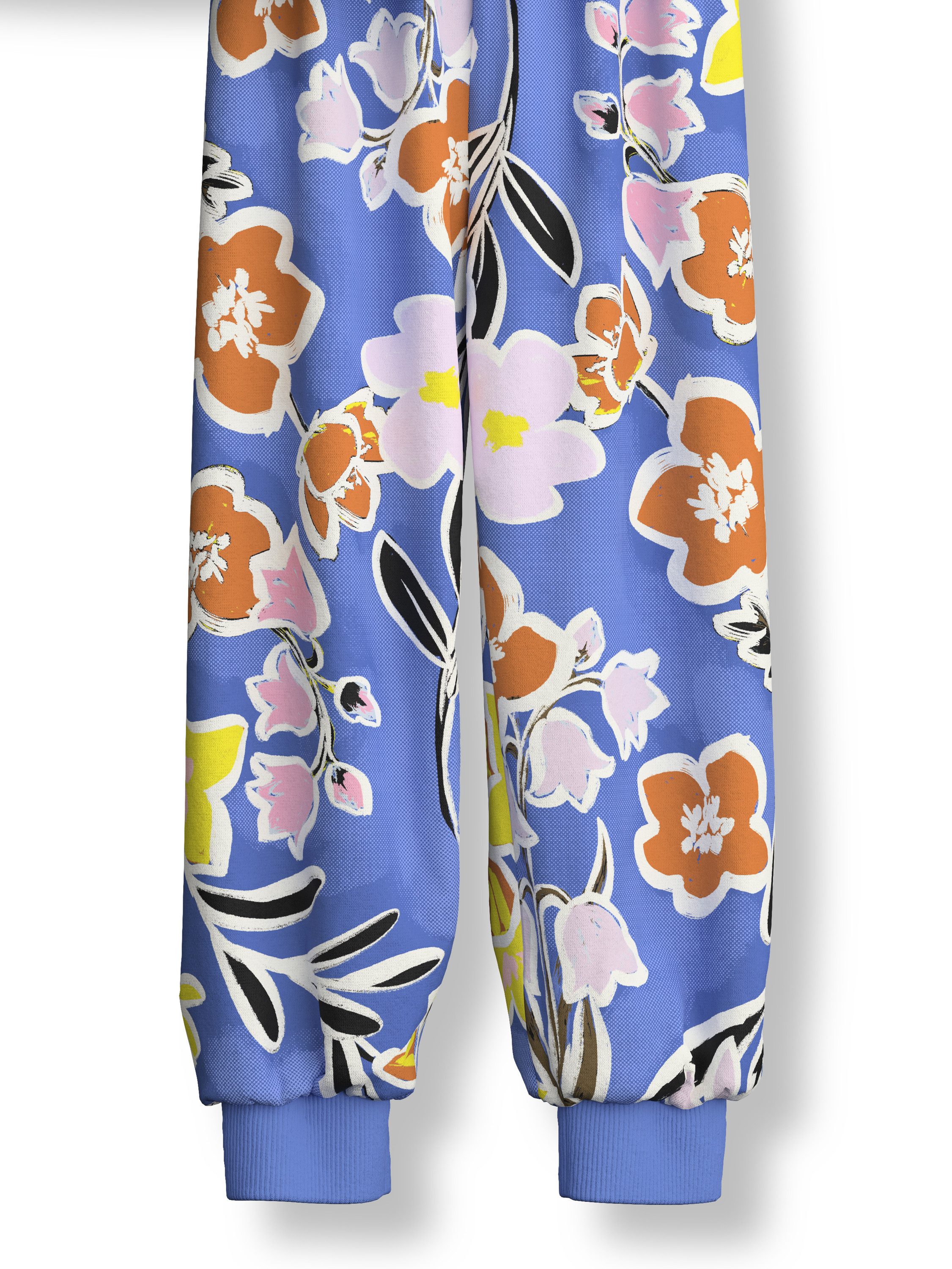 CALIDA Pyjama Toddlers Flowers Kinder (2 tlg) mit Bündchen, weich, atmungsaktiv, temperaturausgleichend