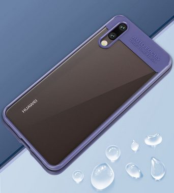 König Design Handyhülle Huawei P20 Lite, Huawei P20 Lite Handyhülle Backcover Blau