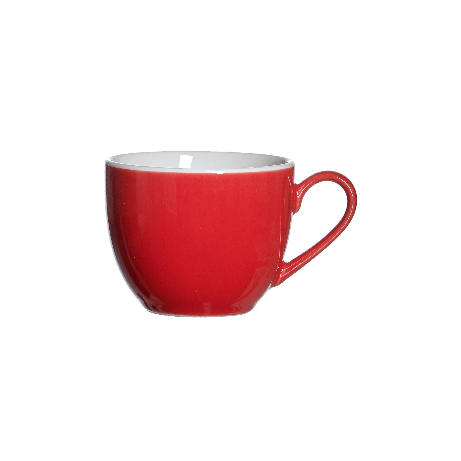 Ritzenhoff & Breker Tasse Doppio Espressotasse mit Untertasse 80 ml, 2-tlg., Porzellan