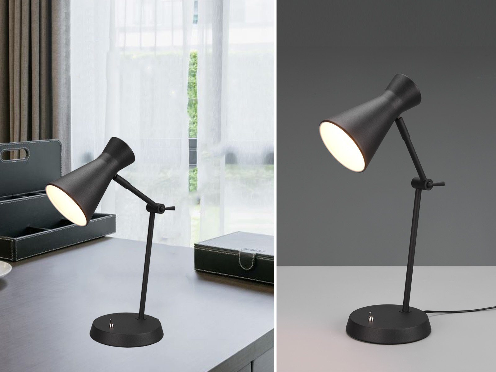 Reality Leuchten LED Schreibtischlampe, Dimmfunktion, LED günstig online kaufen