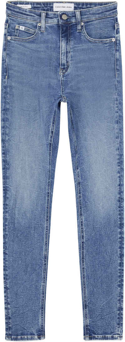 Calvin Klein Джинси Ankle-Jeans HIGH RISE SUPER SKINNY ANKLE mit hohem Bund