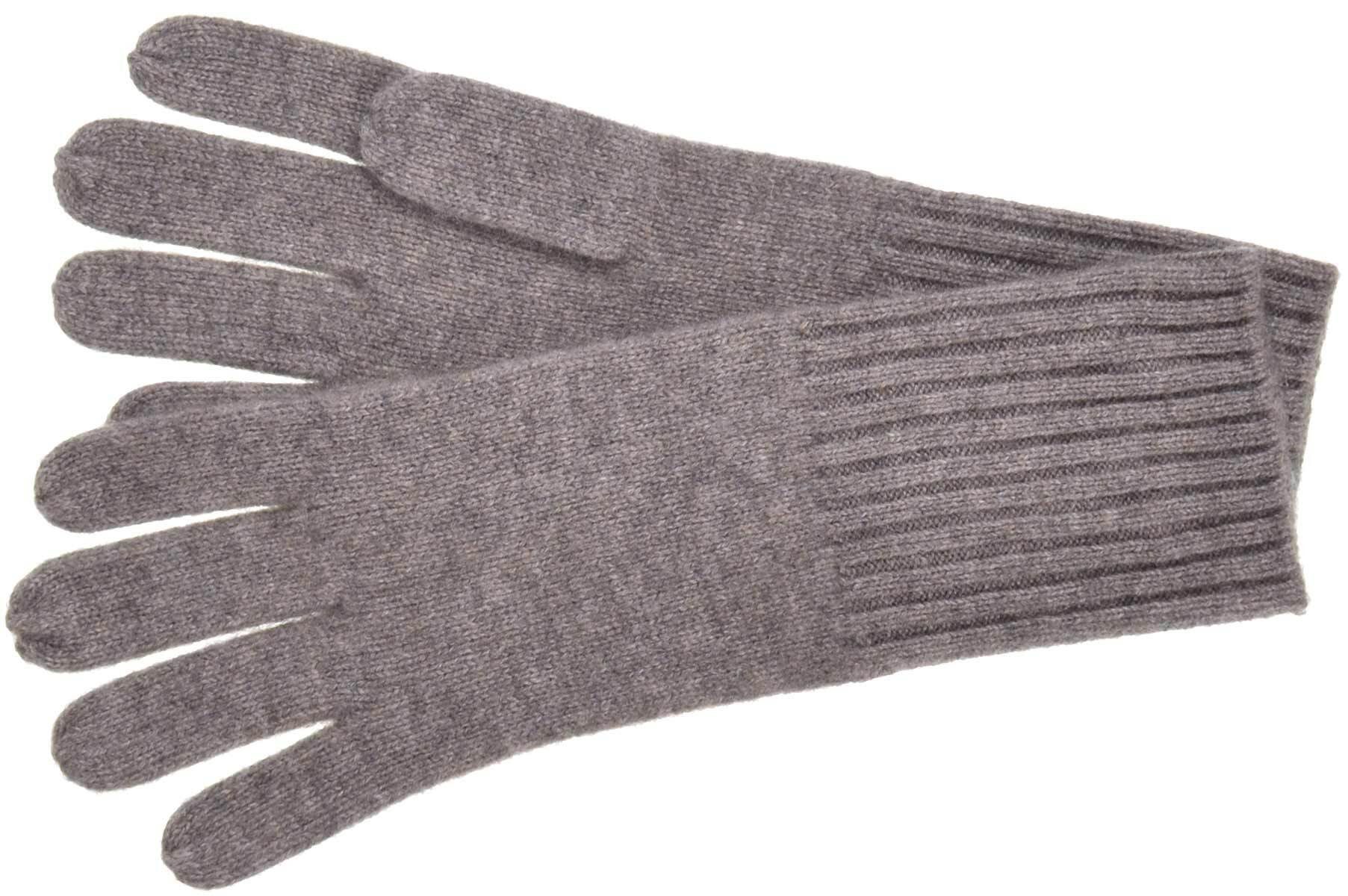 Strickhandschuhe taupe Fingerhandschuhe Cashmere 18603-0 Seeberger